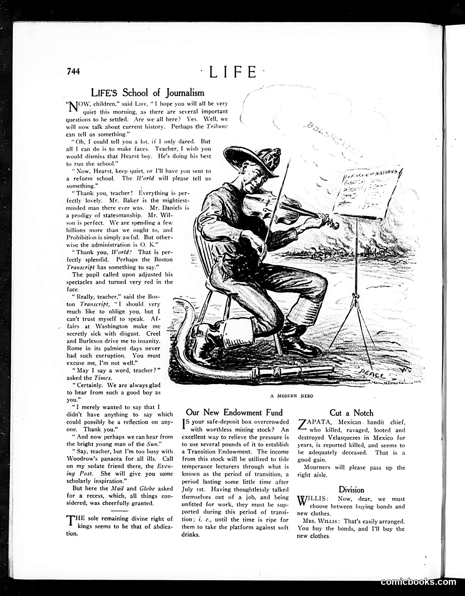 Life — May 1, 1919 — page 12: Life, 1919-05-01