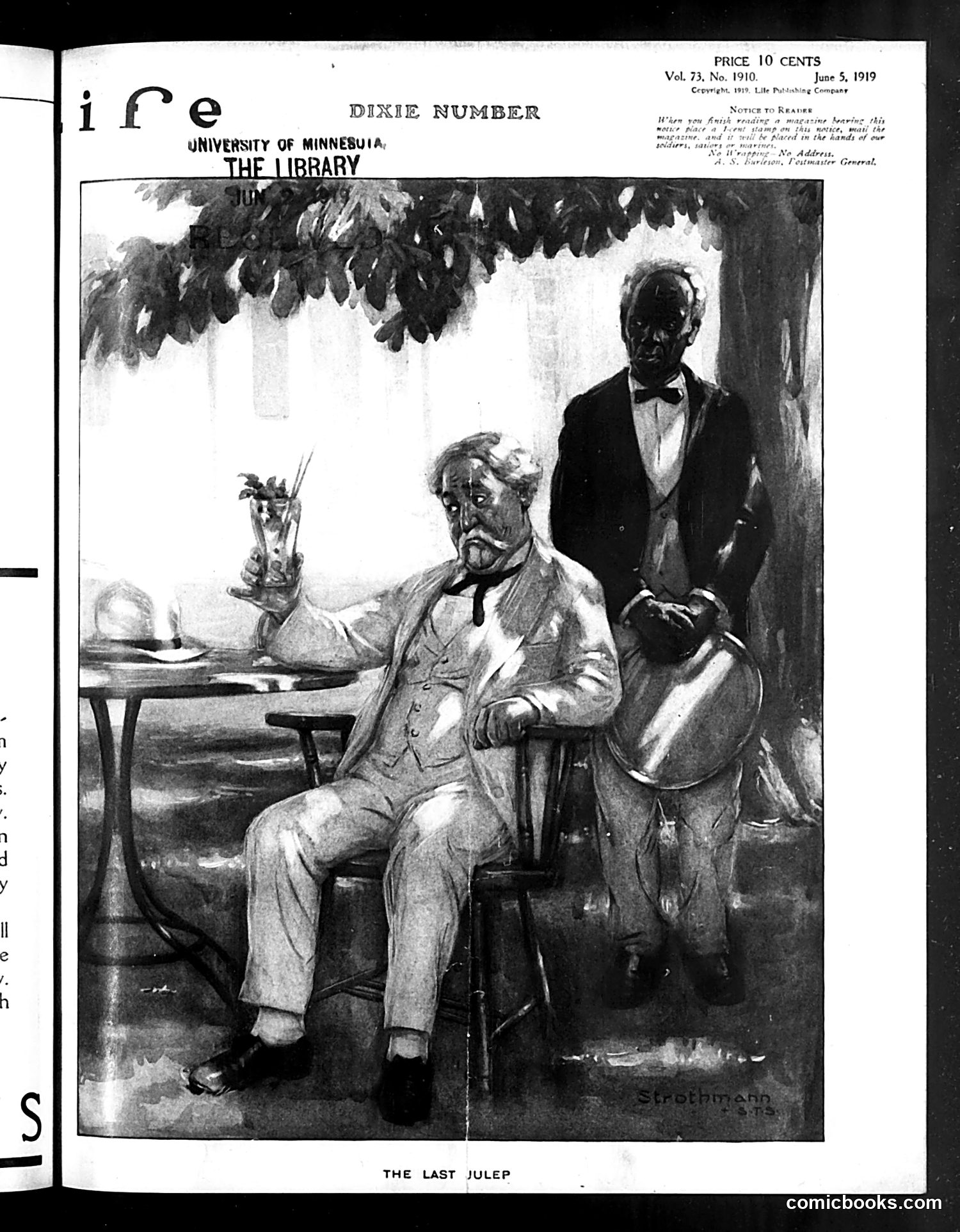 Life — June 5, 1919 — page 1: Life, 1919-06-05