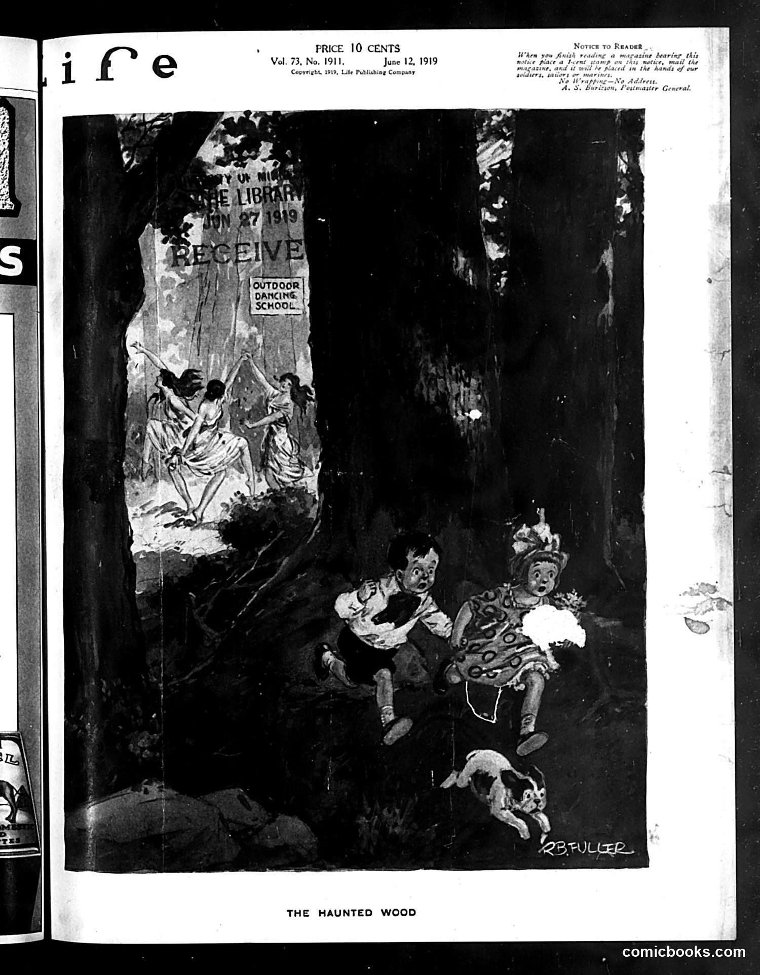 Life — June 12, 1919 — page 1: Life, 1919-06-12