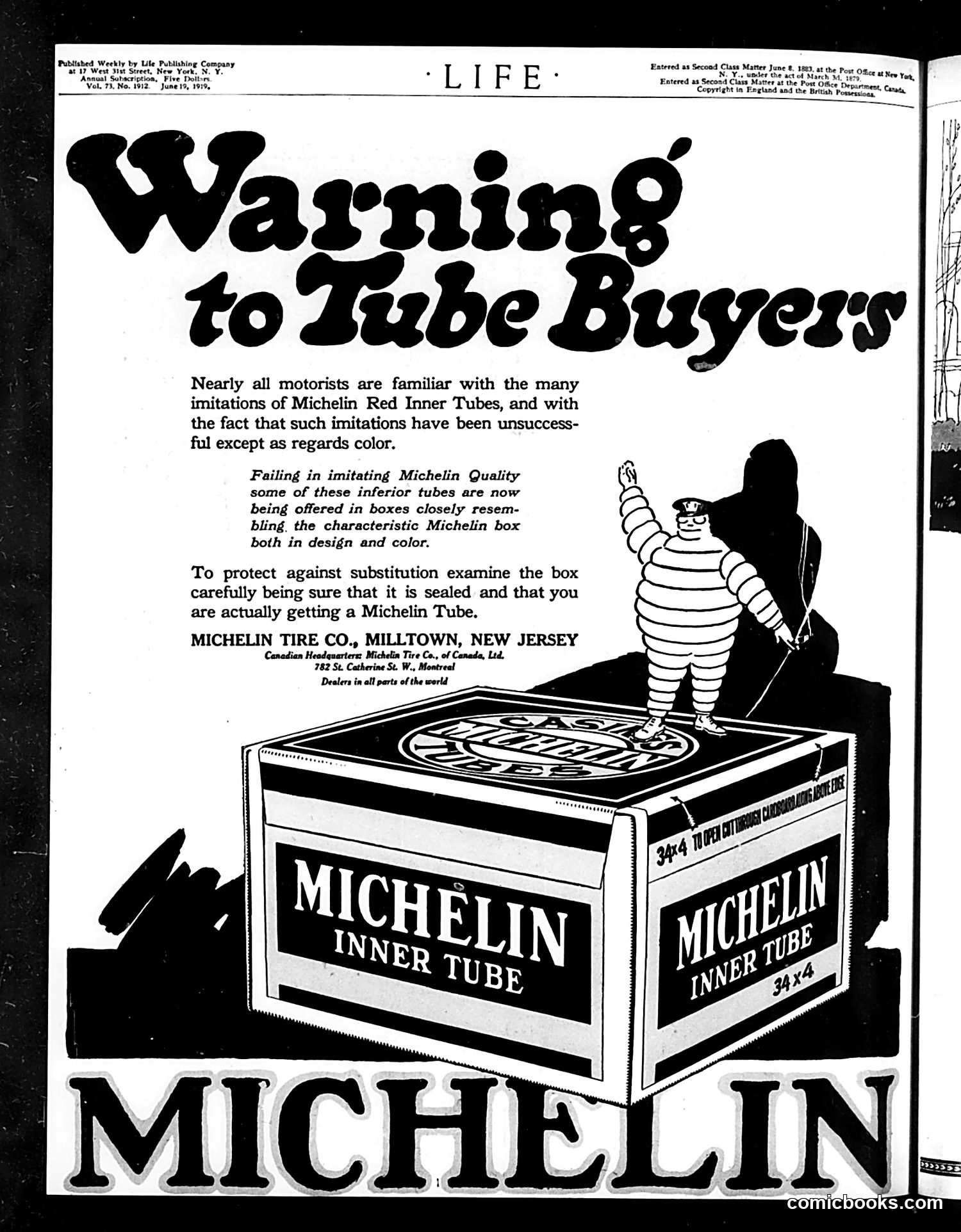 Life — June 19, 1919 — page 2: Life, 1919-06-19
