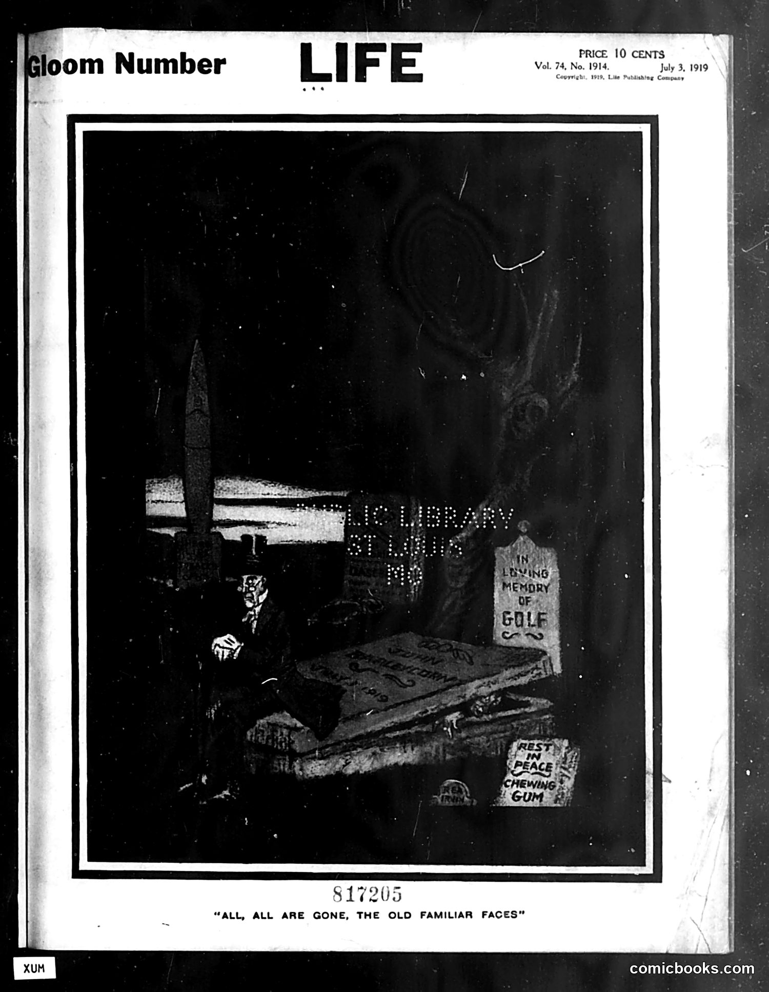 Life — July 3, 1919 — page 1: Life, 1919-07-03