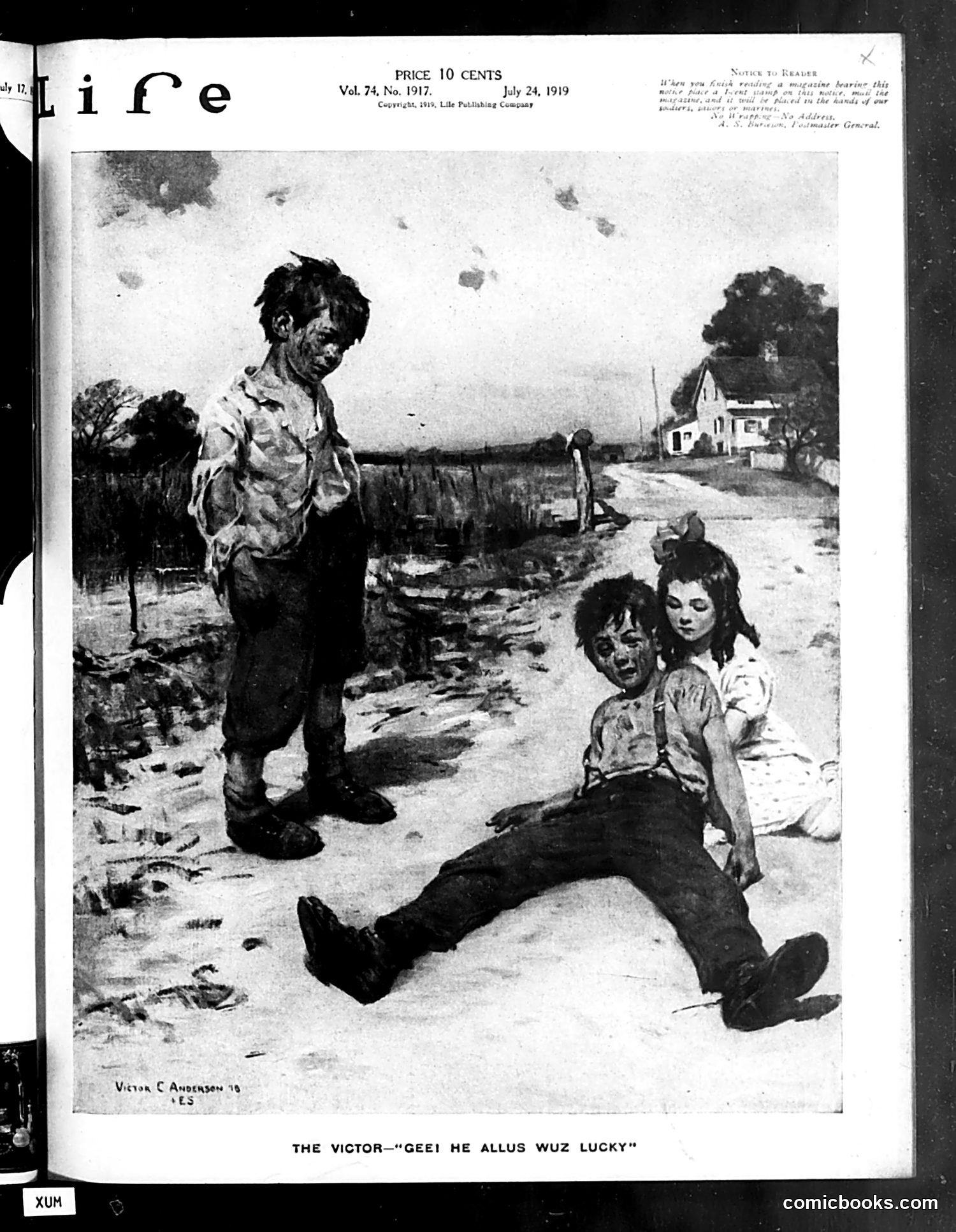 Life — July 24, 1919 — page 1: Life, 1919-07-24