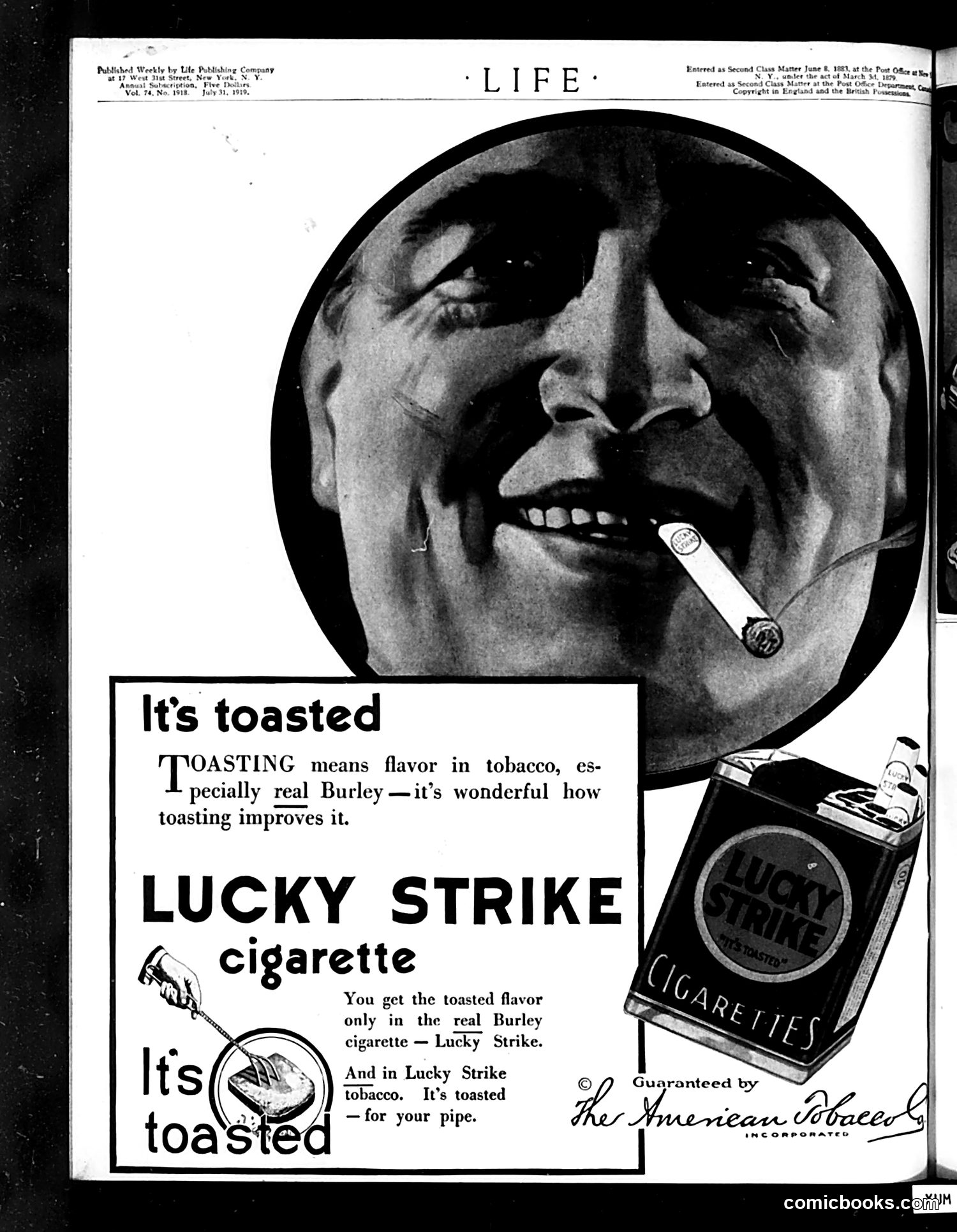 Life — July 31, 1919 — page 2: Life, 1919-07-31