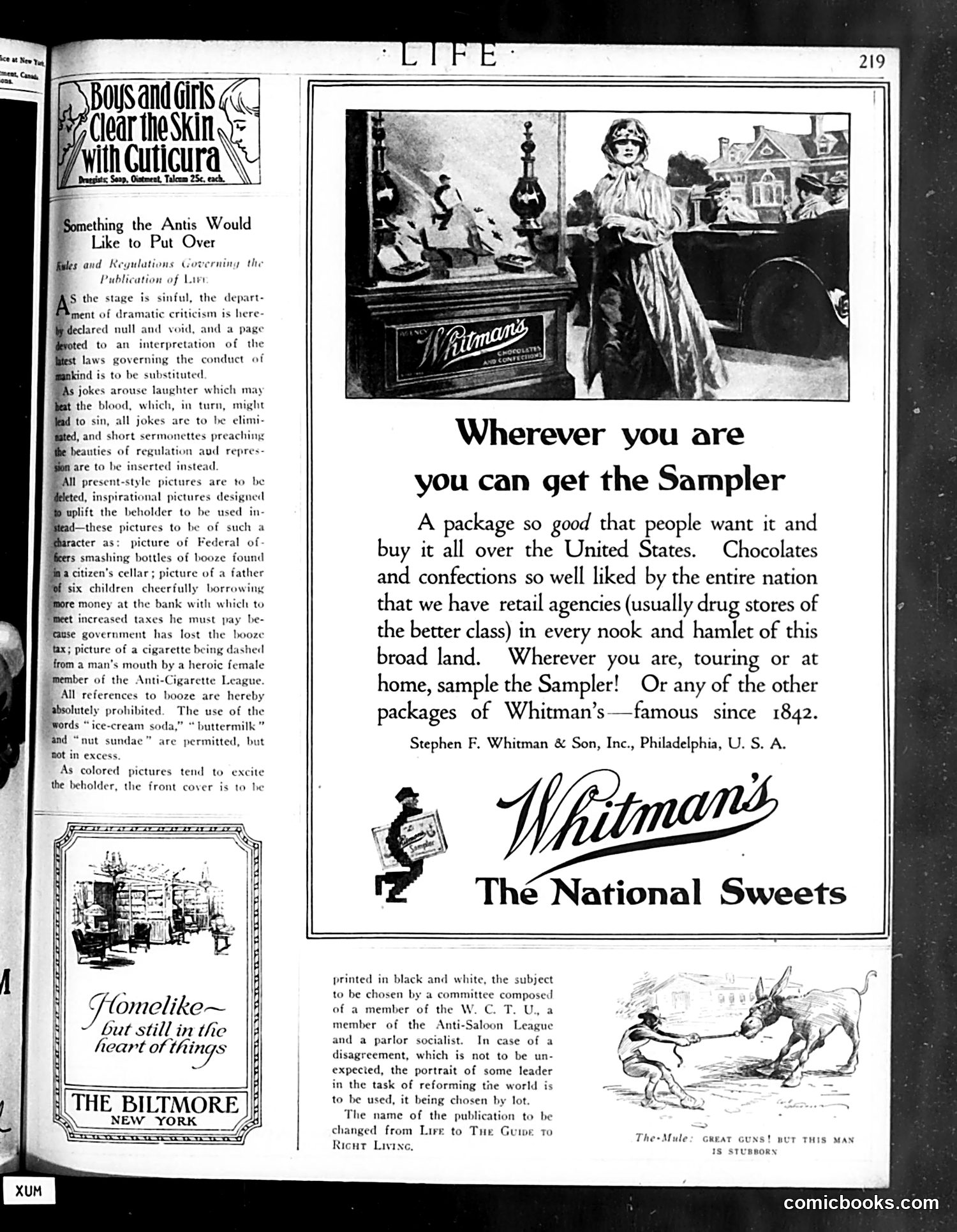 Life — August 7, 1919 — page 3: Life, 1919-08-07