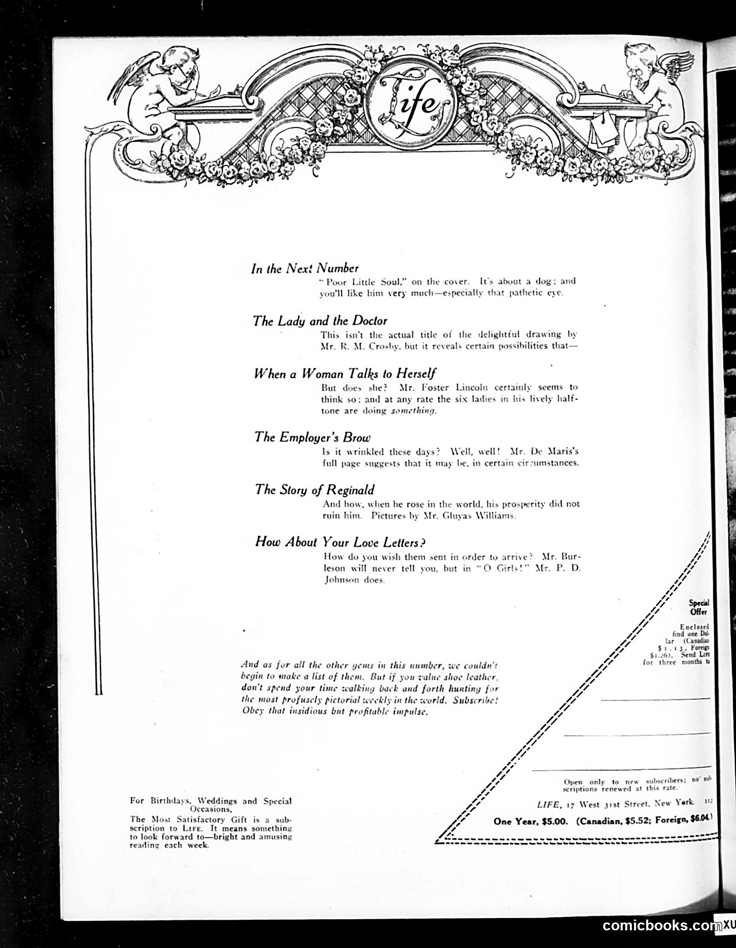 Life — October 9, 1919 — page 4: Life, 1919-10-09