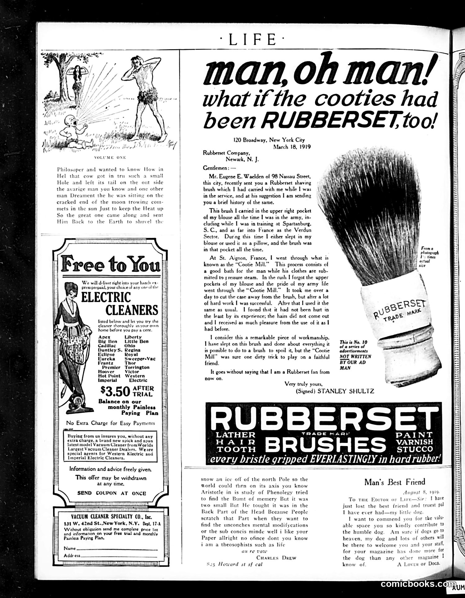 Life — October 16, 1919 — page 4: Life, 1919-10-16