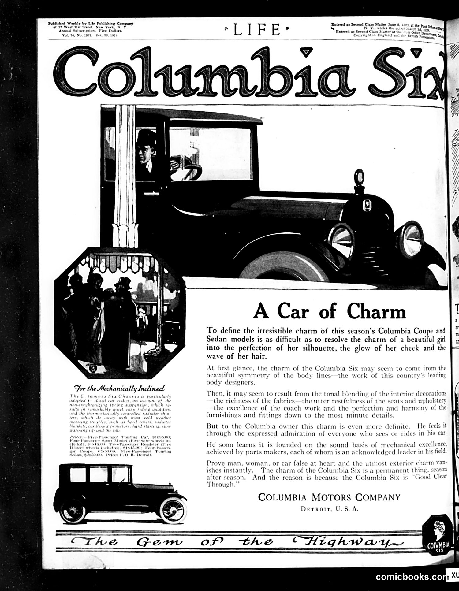 Life — October 30, 1919 — page 2: Life, 1919-10-30