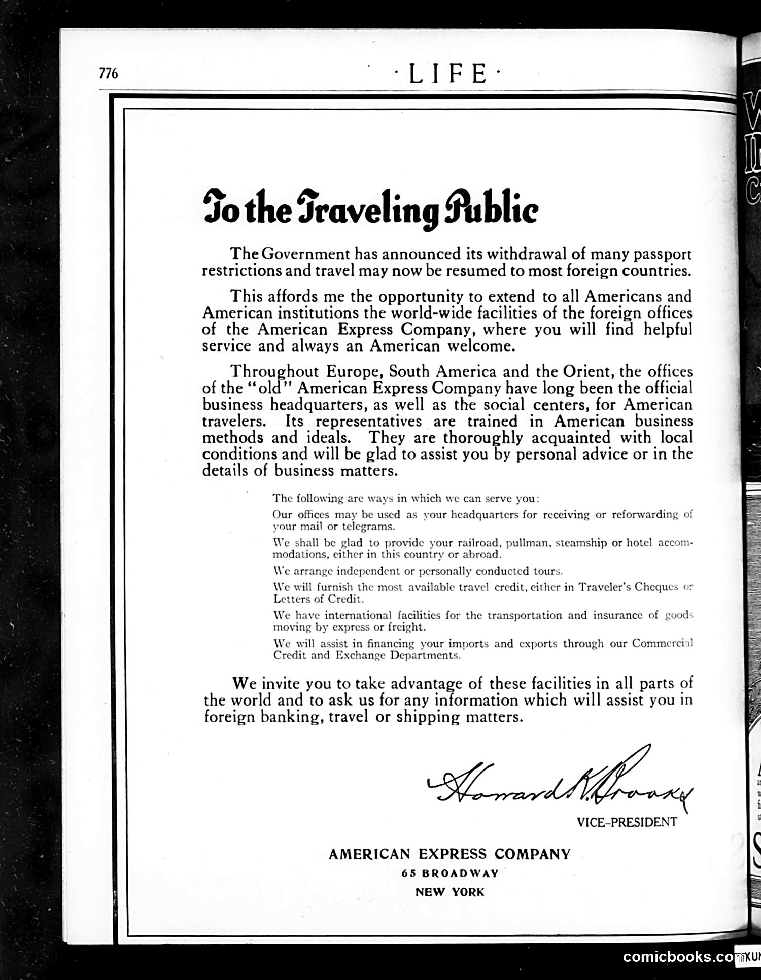Life — November 6, 1919 — page 6: Life, 1919-11-06