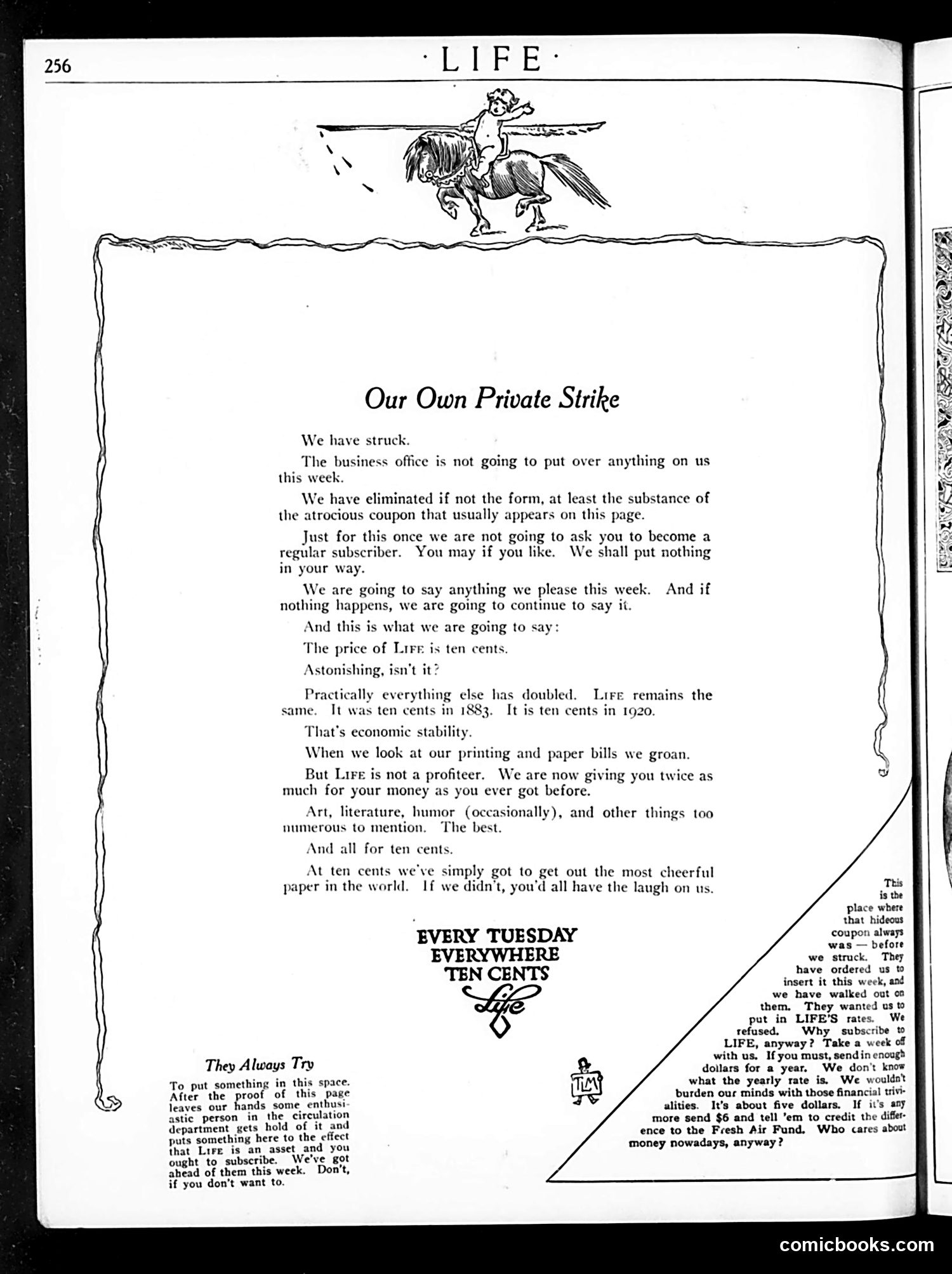 Life — February 12, 1920 — page 4: Life, 1920-02-12