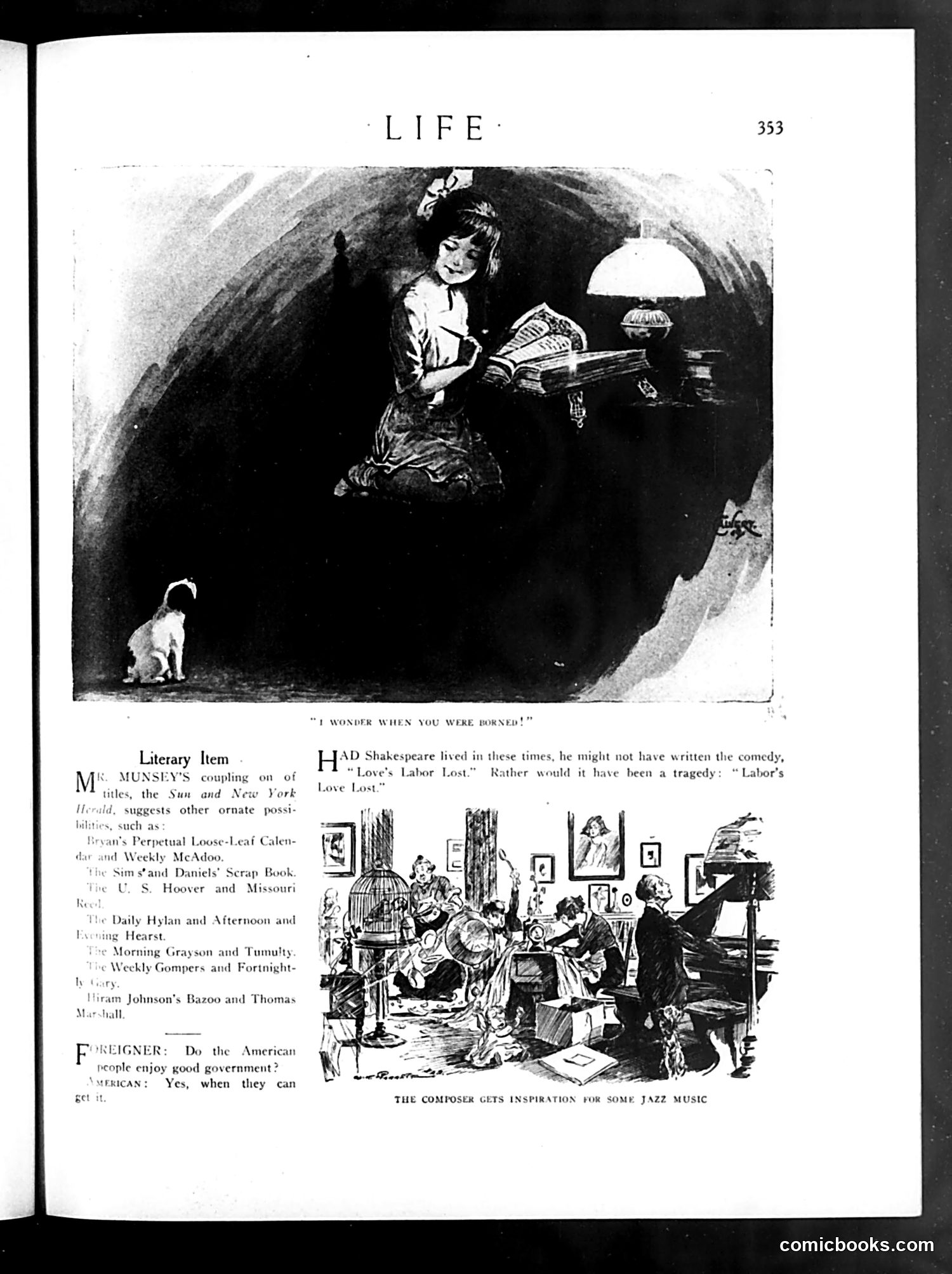 Life — February 26, 1920 — page 9: Life, 1920-02-26