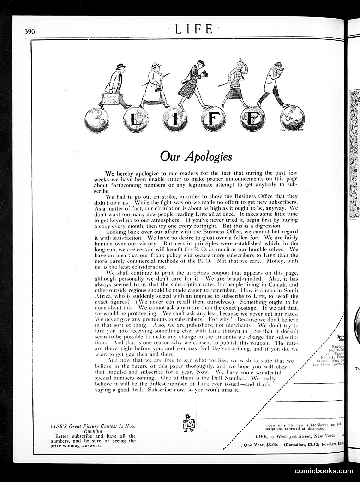 Life — March 4, 1920 — page 6: Life, 1920-03-04