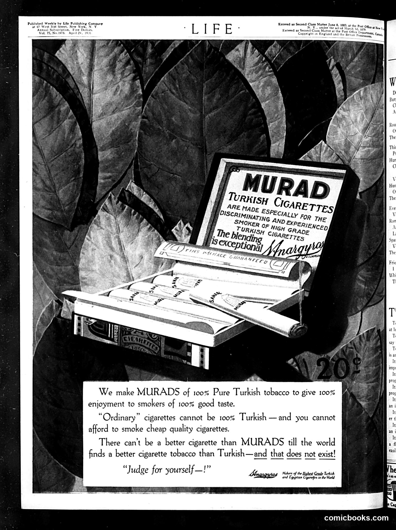 Life — April 29, 1920 — page 2: Life, 1920-04-29
