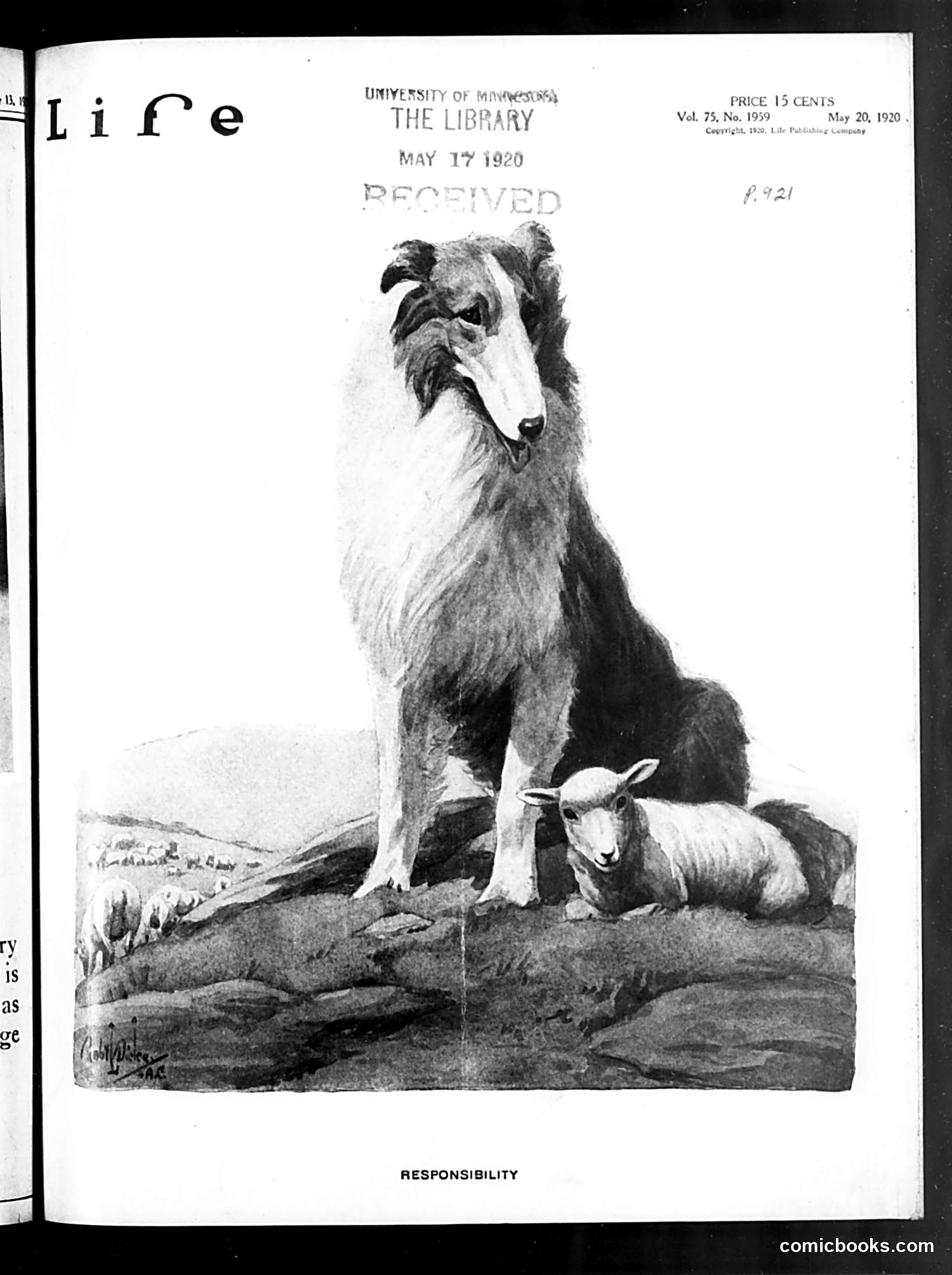 Life — May 20, 1920 — page 1: Life, 1920-05-20