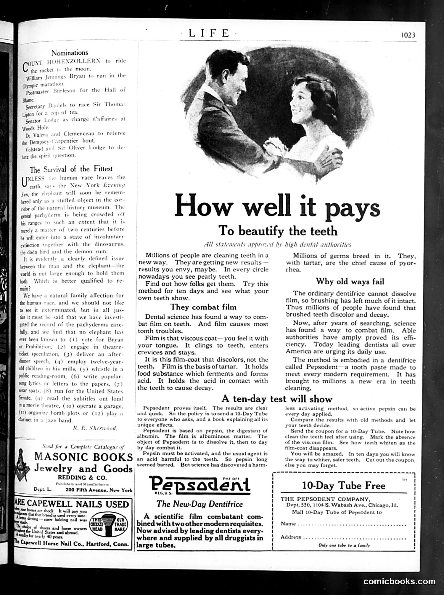 Life — June 3, 1920 — page 11: Life, 1920-06-03