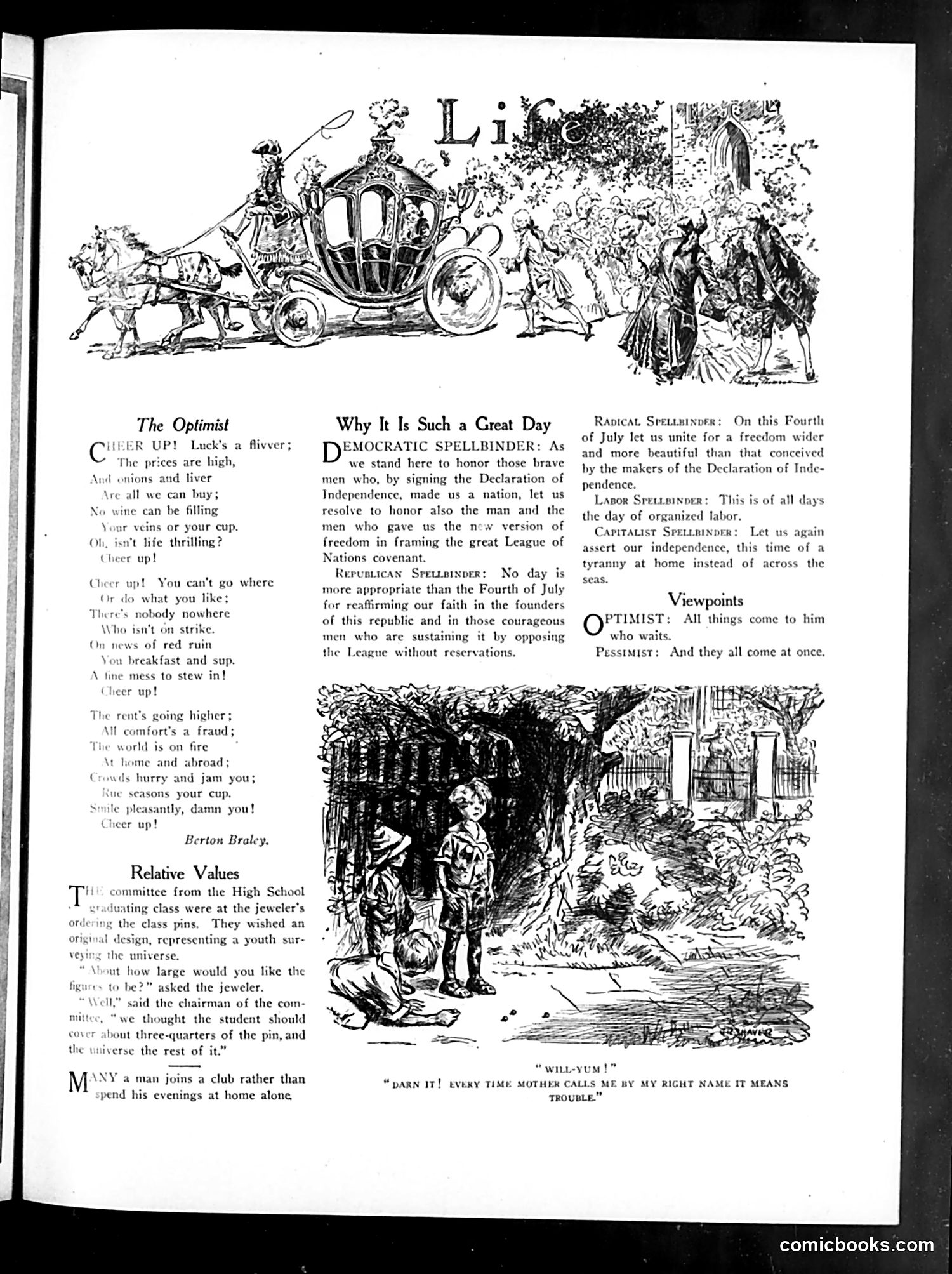 Life — June 17, 1920 — page 7: Life, 1920-06-17