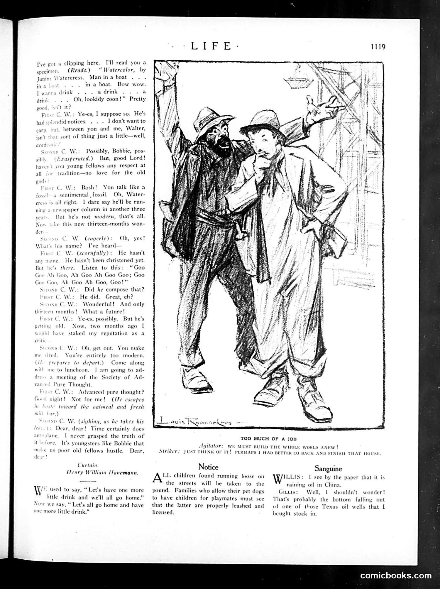 Life — June 17, 1920 — page 11: Life, 1920-06-17
