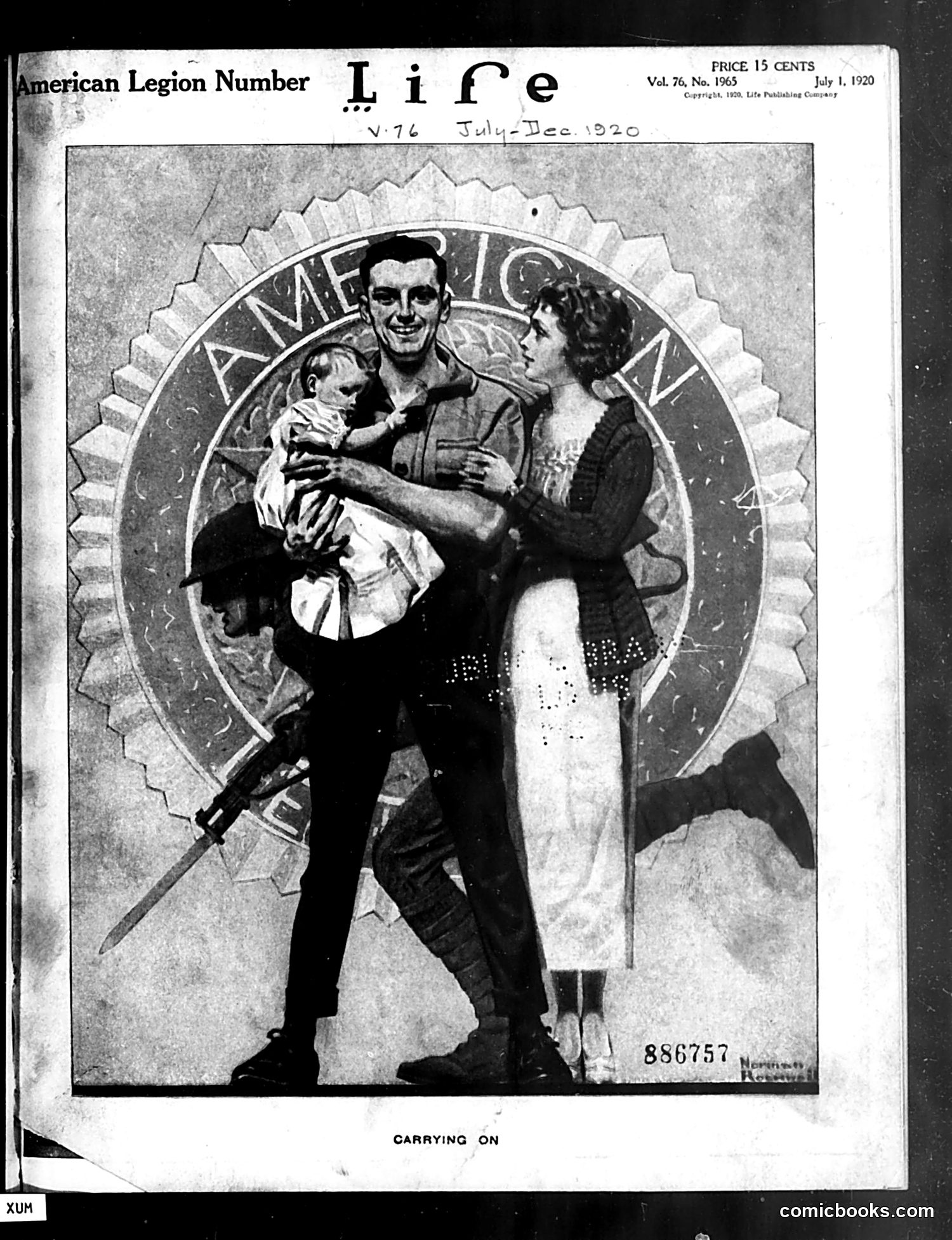 Life — July 1, 1920 — page 1: Life, 1920-07-01