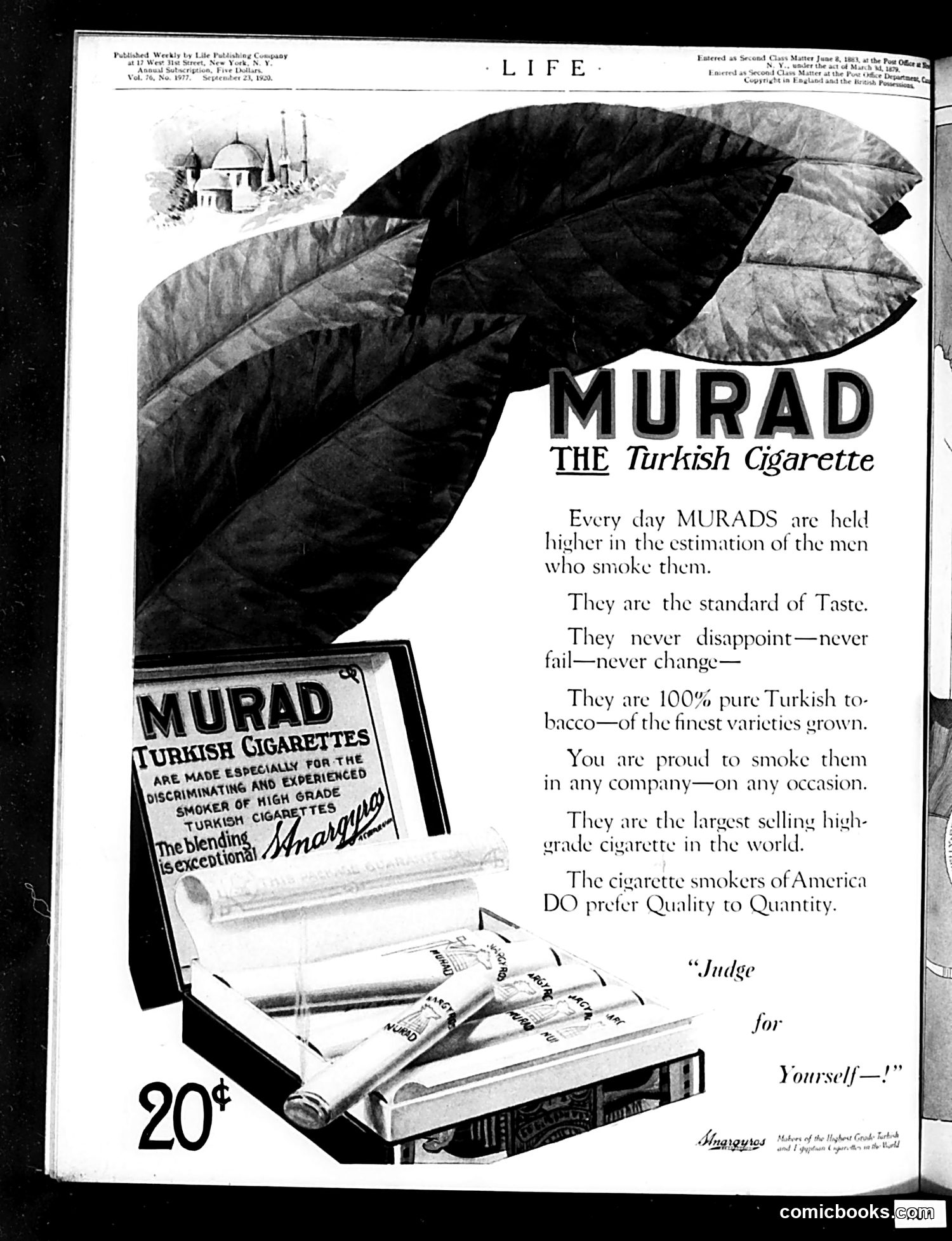Life — September 23, 1920 — page 2: Life, 1920-09-23