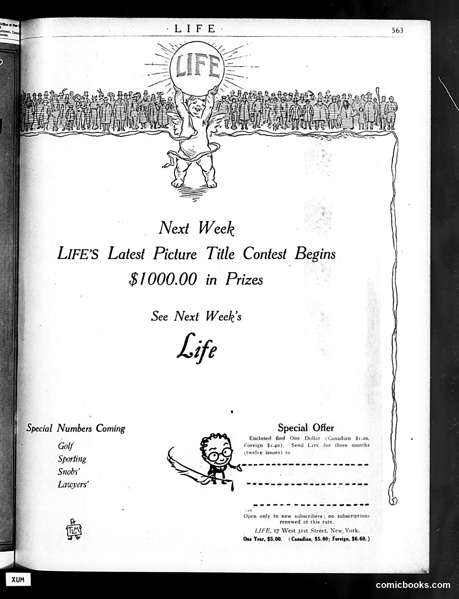 Life — September 30, 1920 — page 3: Life, 1920-09-30