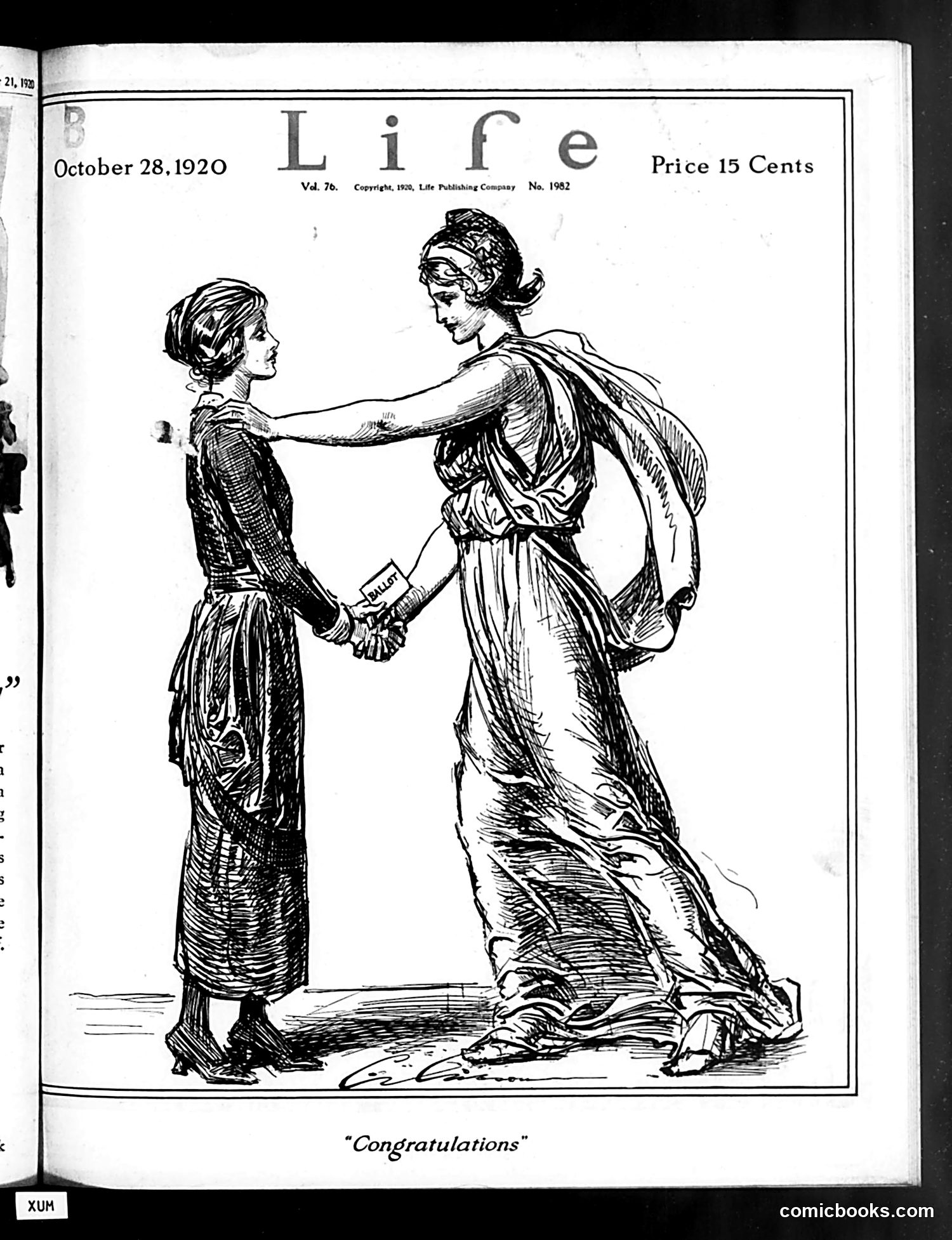 Life — October 28, 1920 — page 1: Life, 1920-10-28