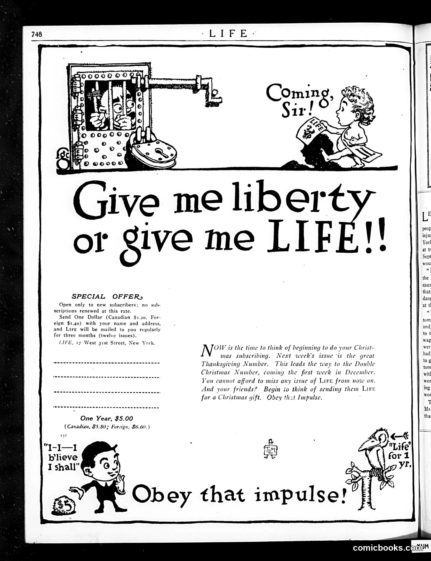 Life — October 28, 1920 — page 4: Life, 1920-10-28