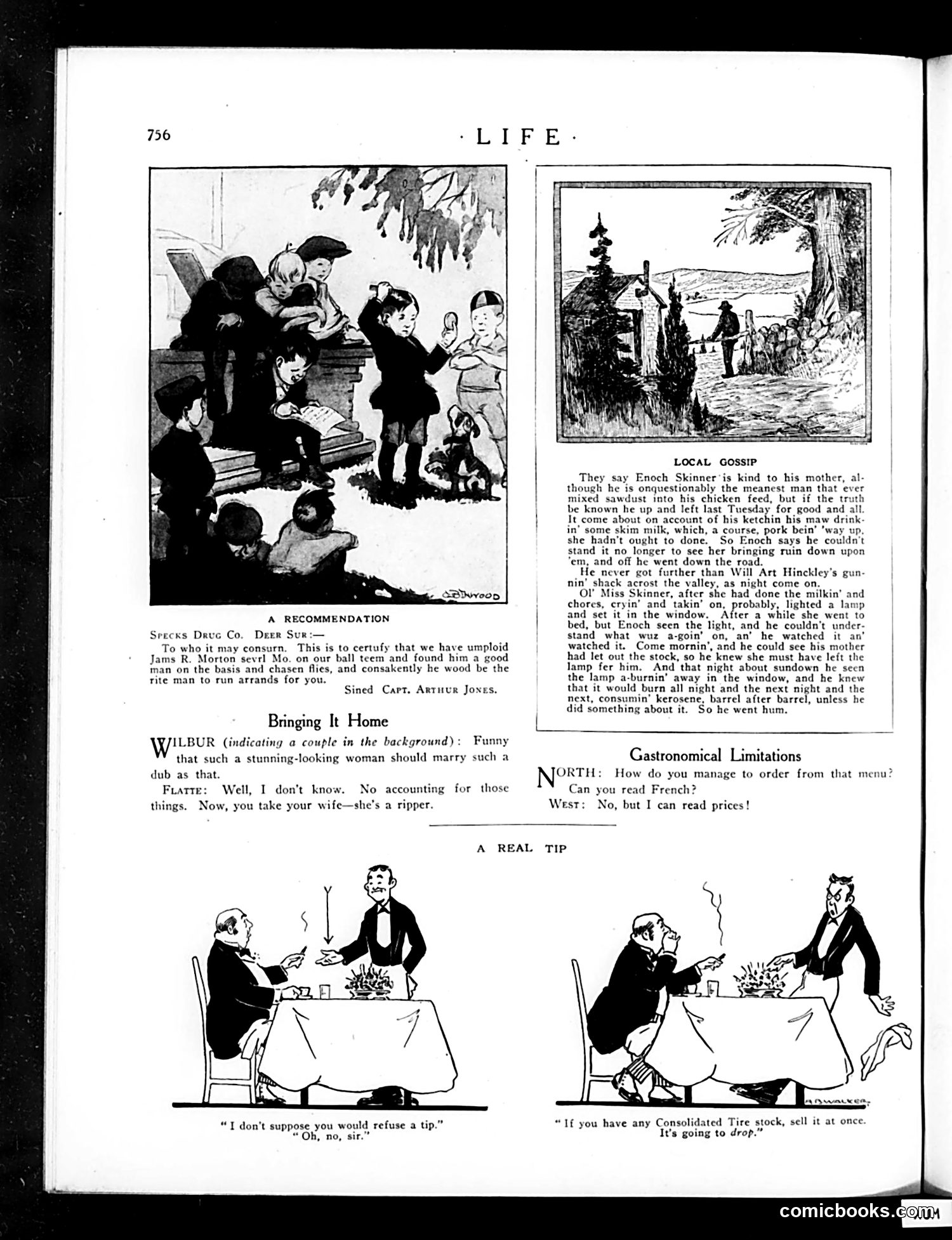 Life — October 28, 1920 — page 12: Life, 1920-10-28