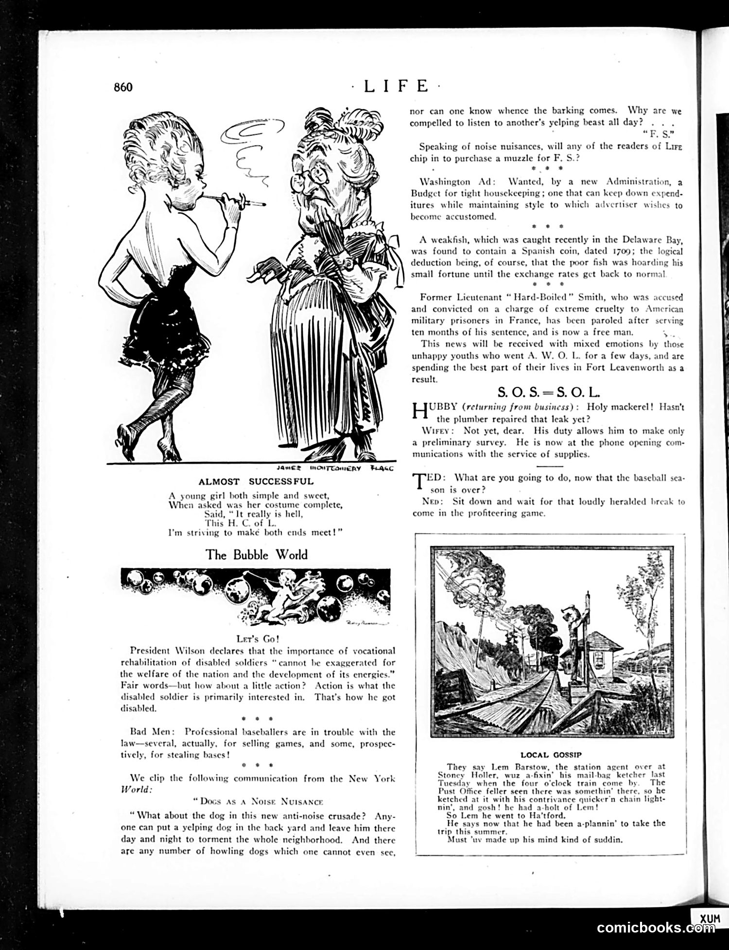 Life — November 11, 1920 — page 12: Life, 1920-11-11
