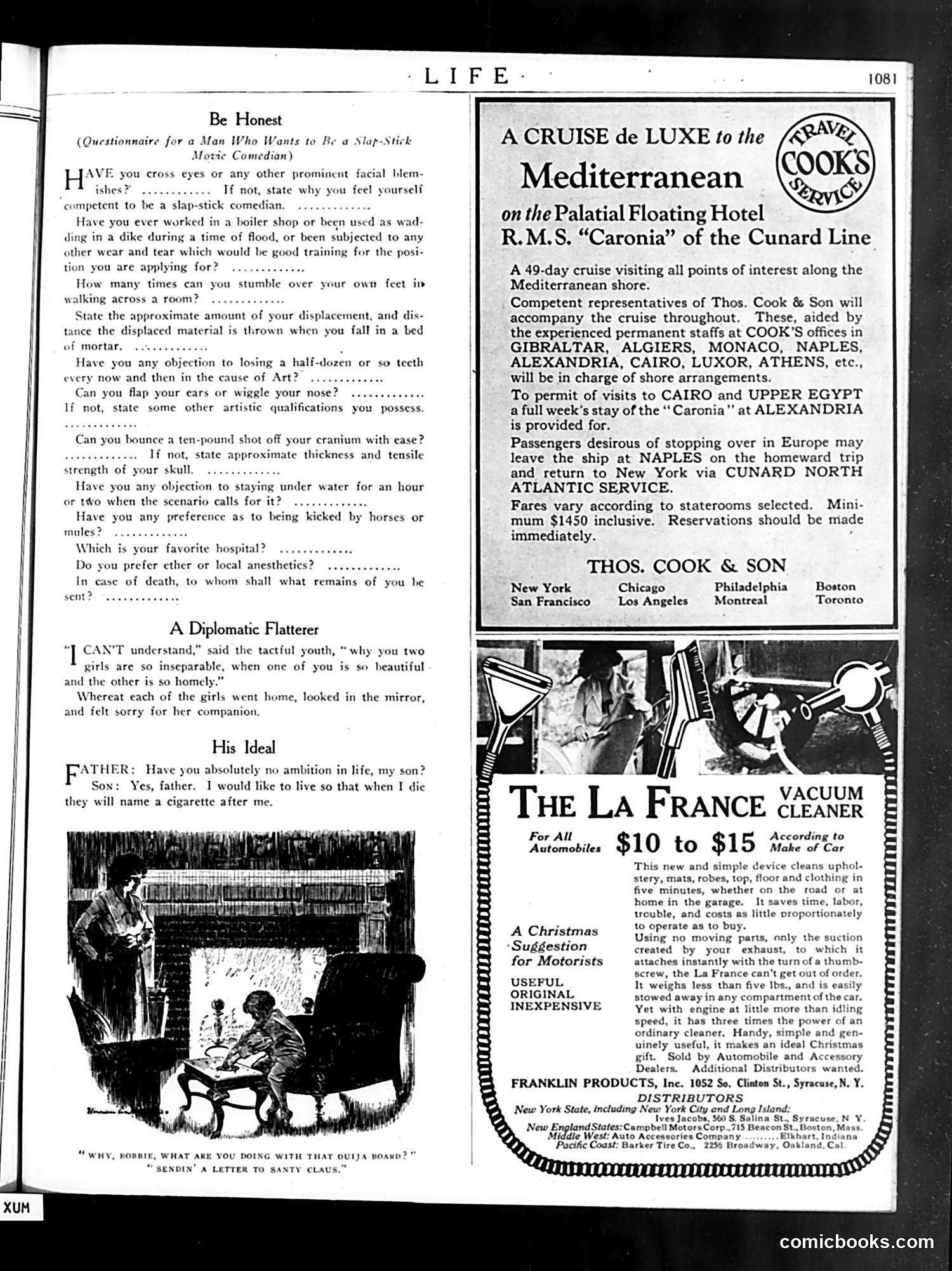 Life — December 9, 1920 — page 5: Life, 1920-12-09