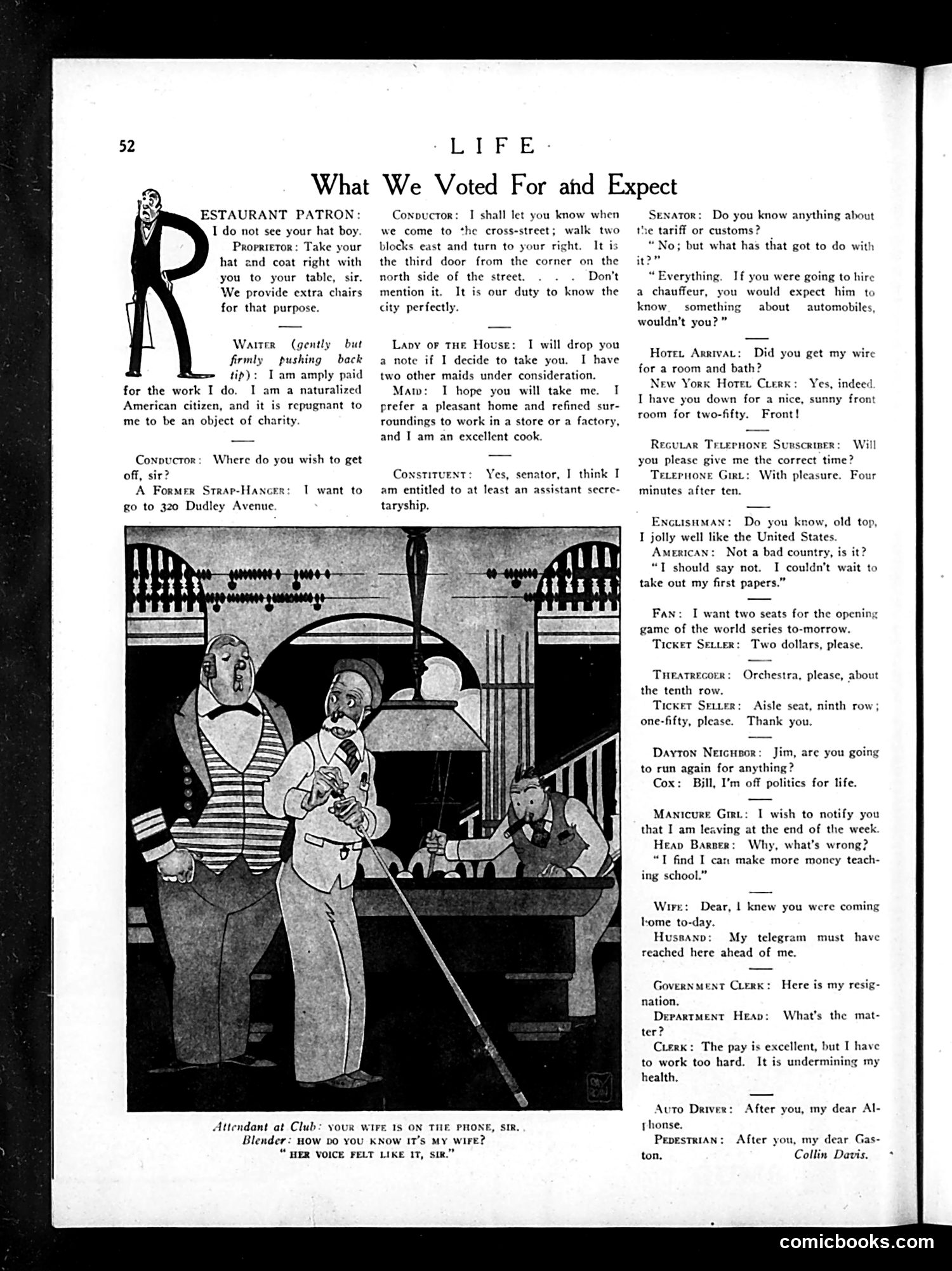 Life — January 13, 1921 — page 8: Life, 1921-01-13