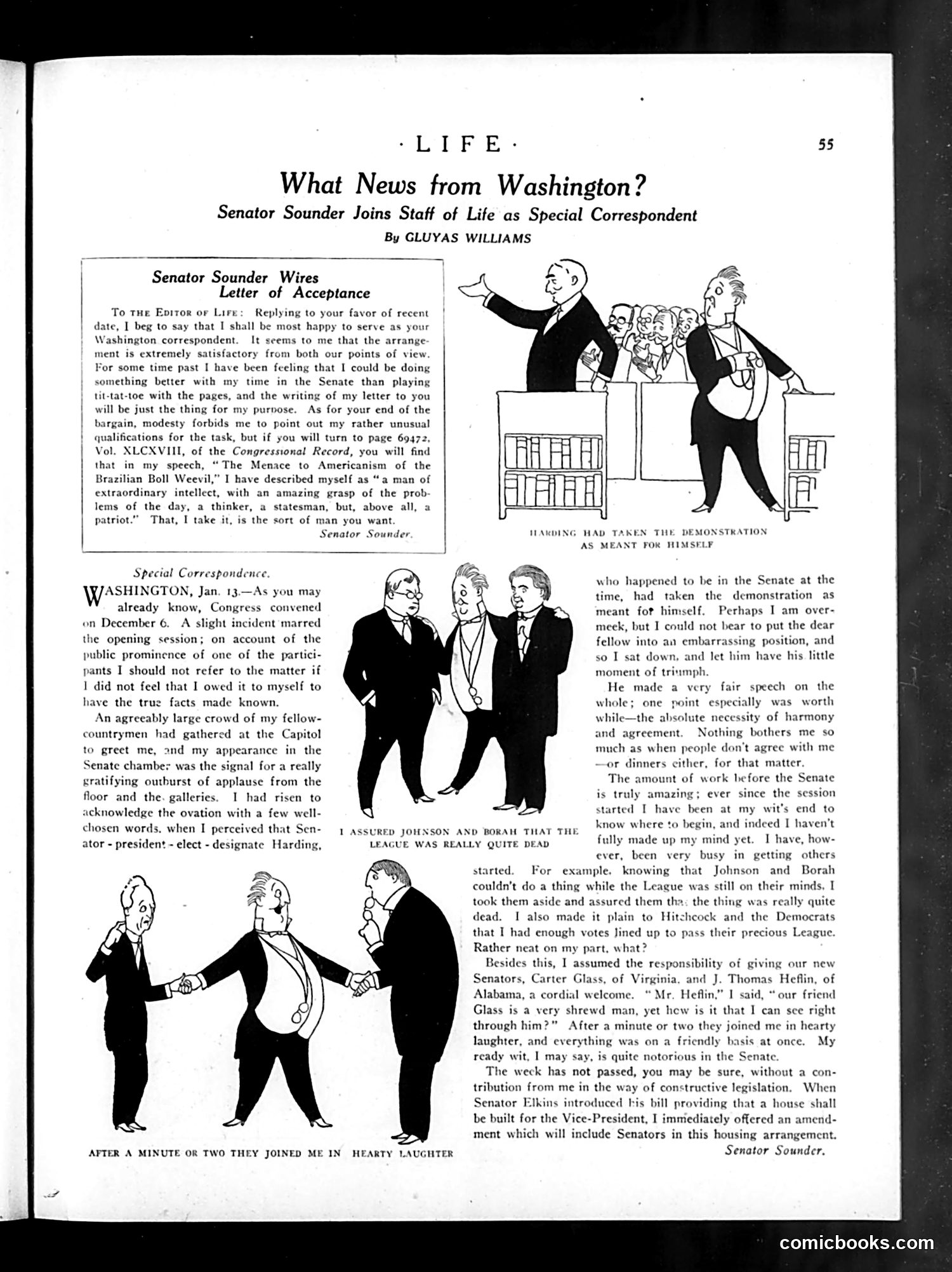 Life — January 13, 1921 — page 11: Life, 1921-01-13