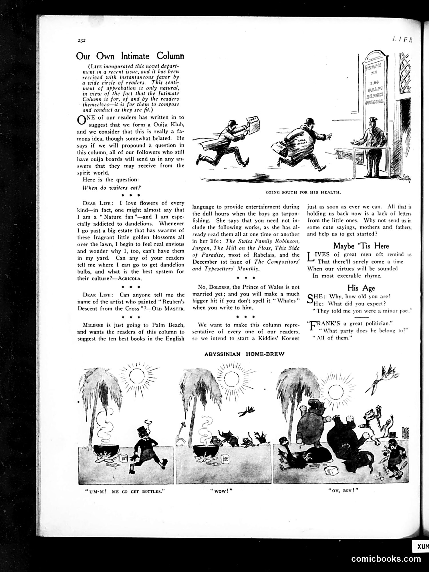 Life — February 17, 1921 — page 8: Life, 1921-02-17
