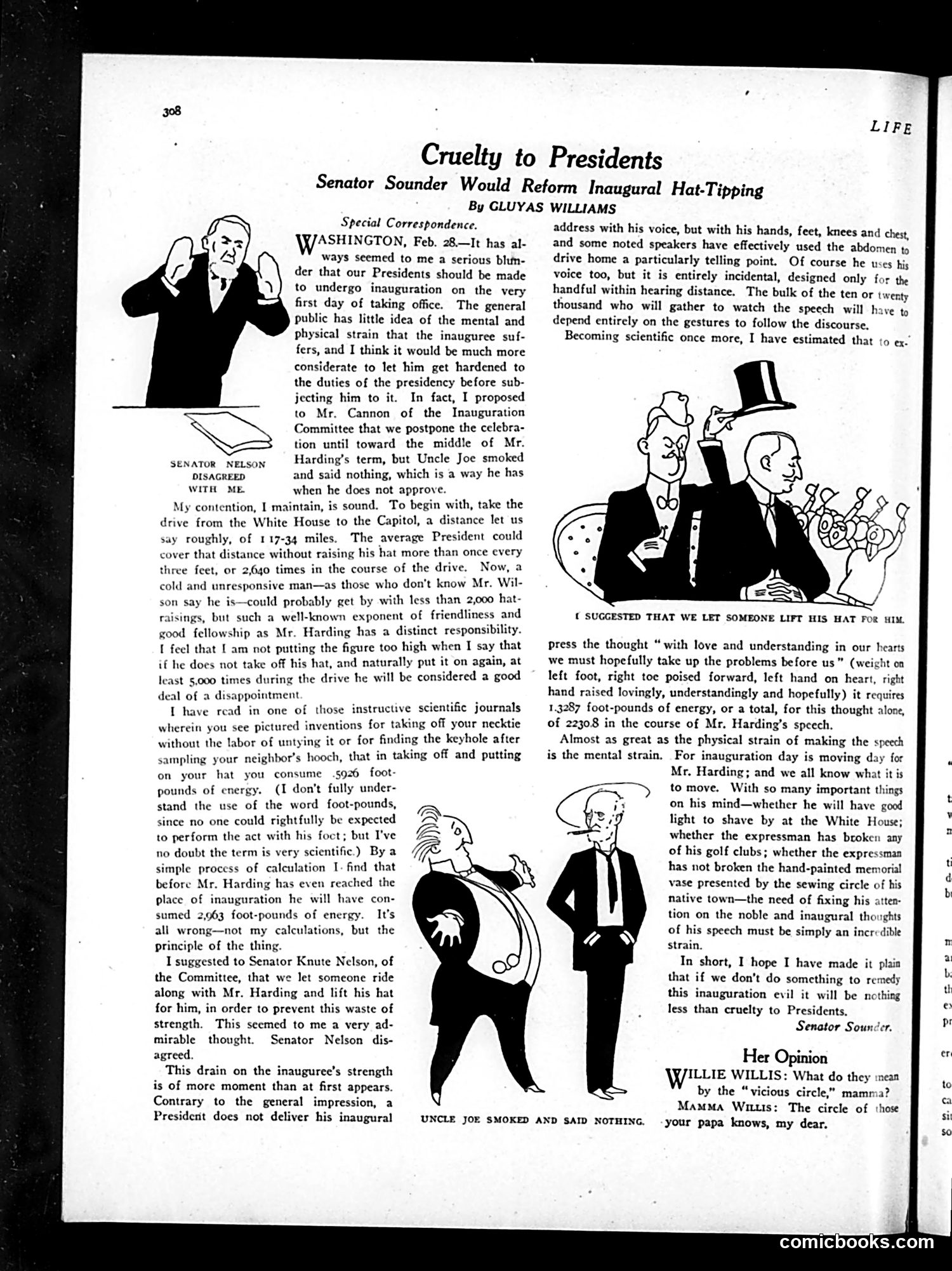 Life — March 3, 1921 — page 14: Life, 1921-03-03