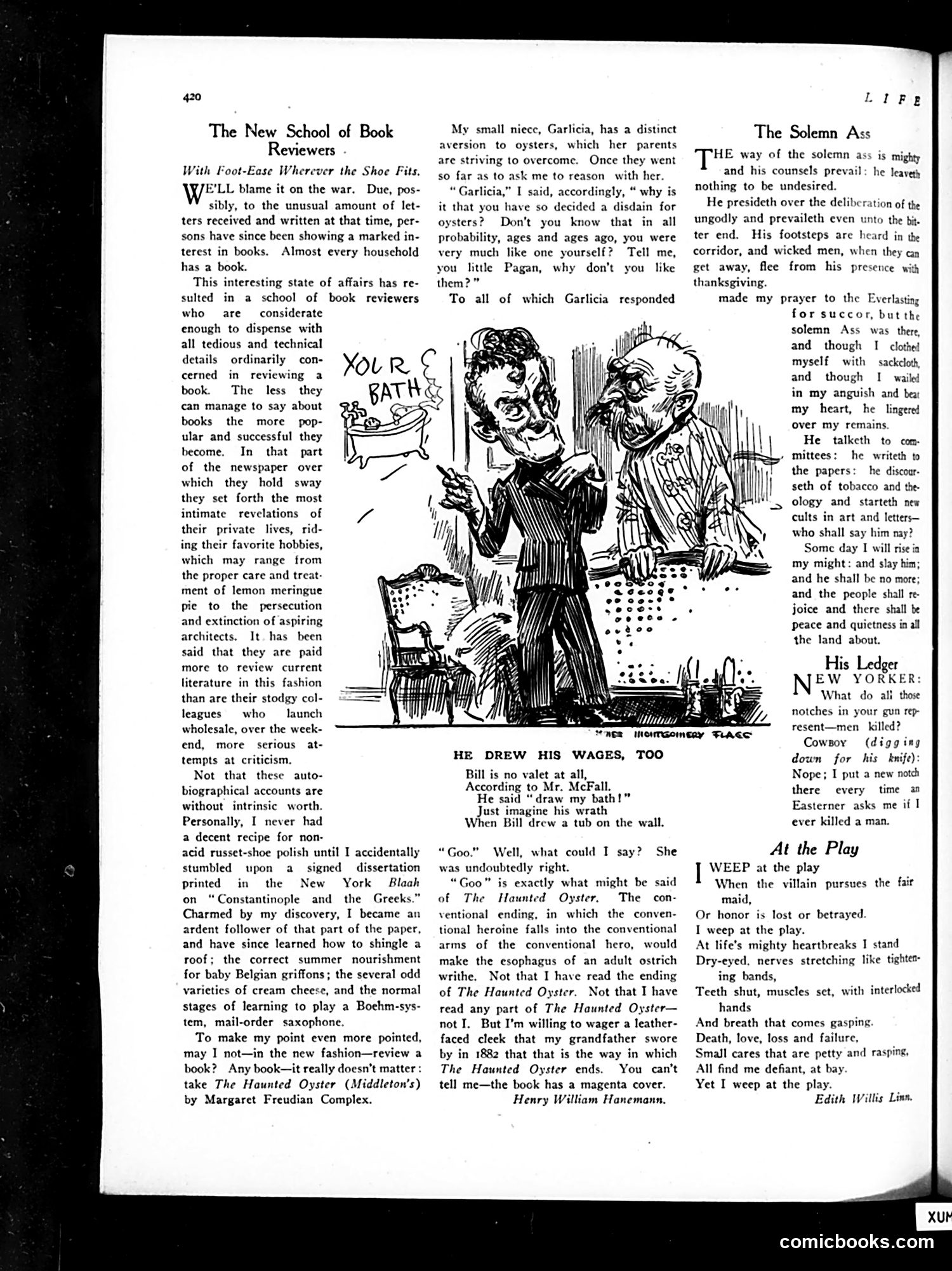 Life — March 24, 1921 — page 12: Life, 1921-03-24