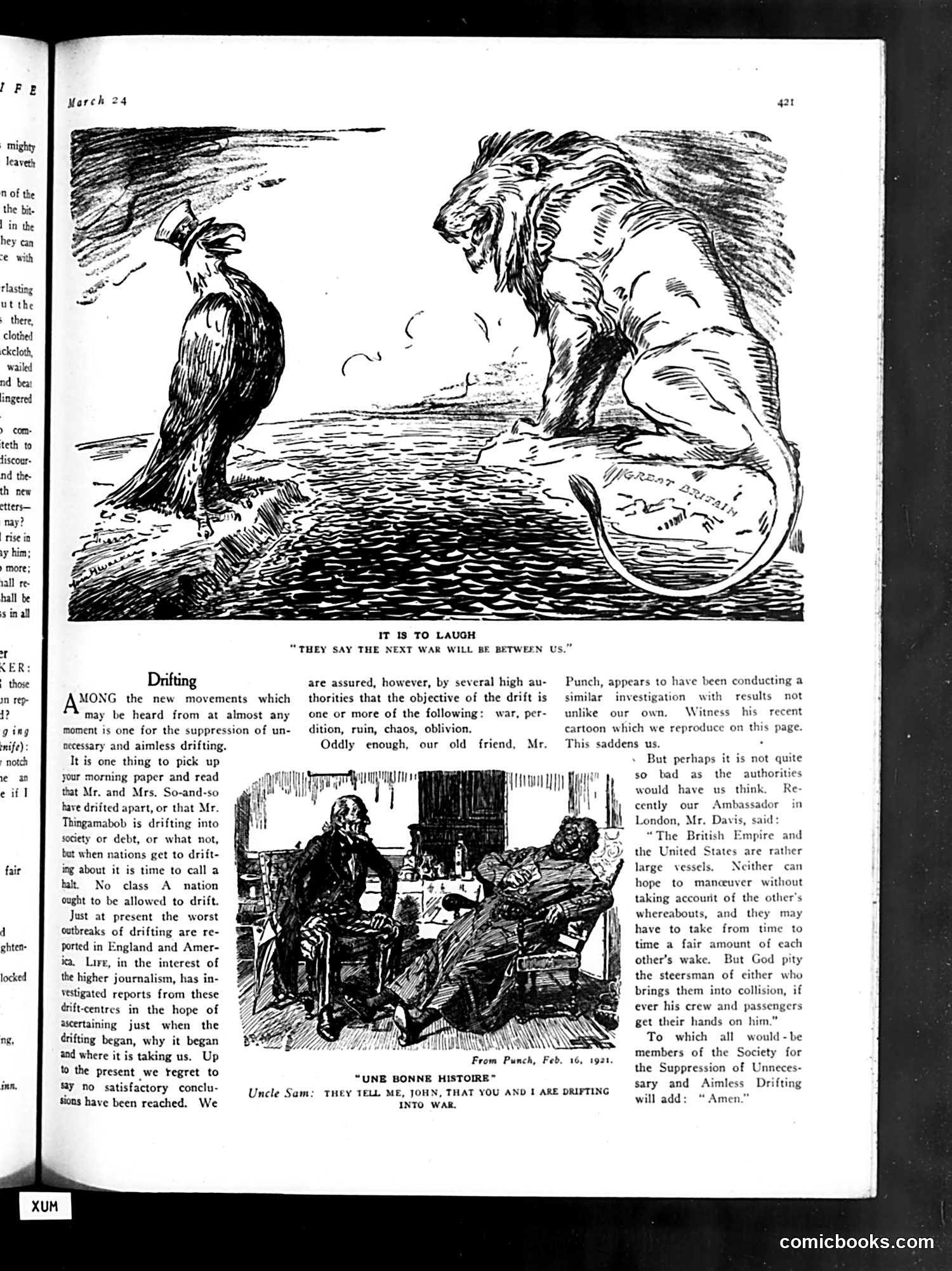 Life — March 24, 1921 — page 13: Life, 1921-03-24