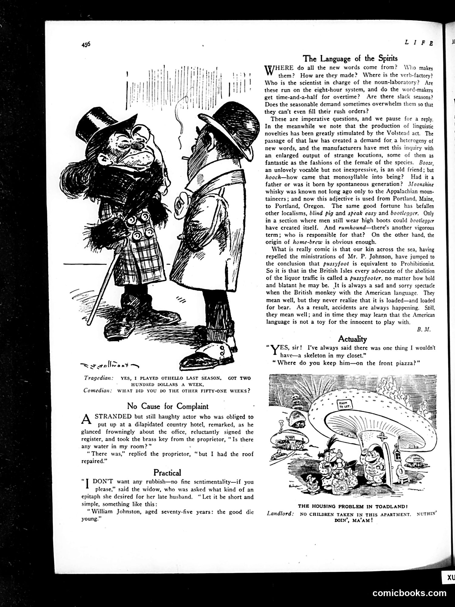 Life — March 31, 1921 — page 12: Life, 1921-03-31