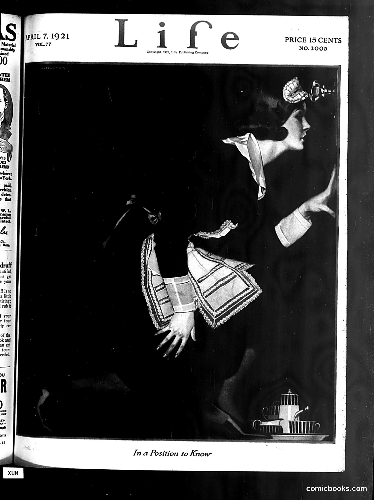 Life — April 7, 1921 — page 1: Life, 1921-04-07