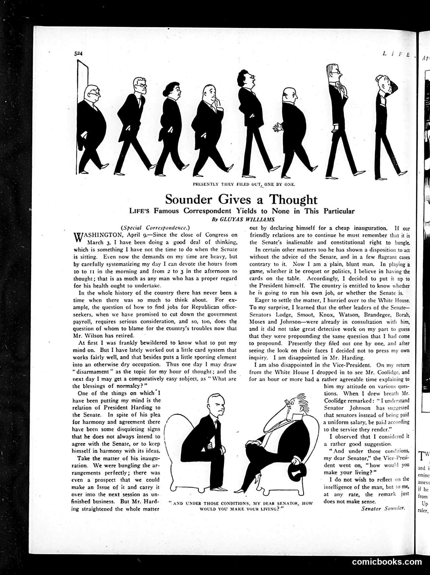 Life — April 14, 1921 — page 8: Life, 1921-04-14