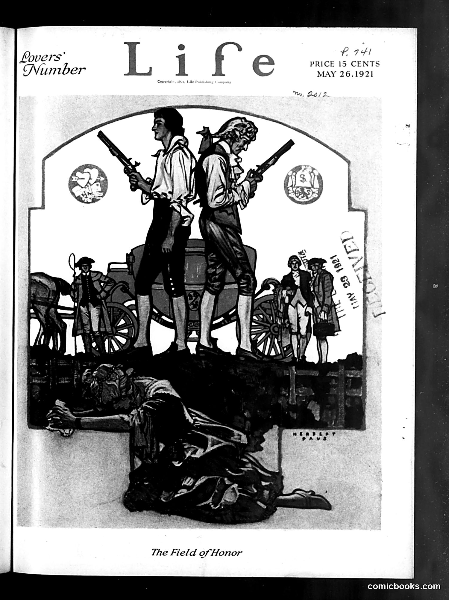 Life — May 26, 1921 — page 1: Life, 1921-05-26