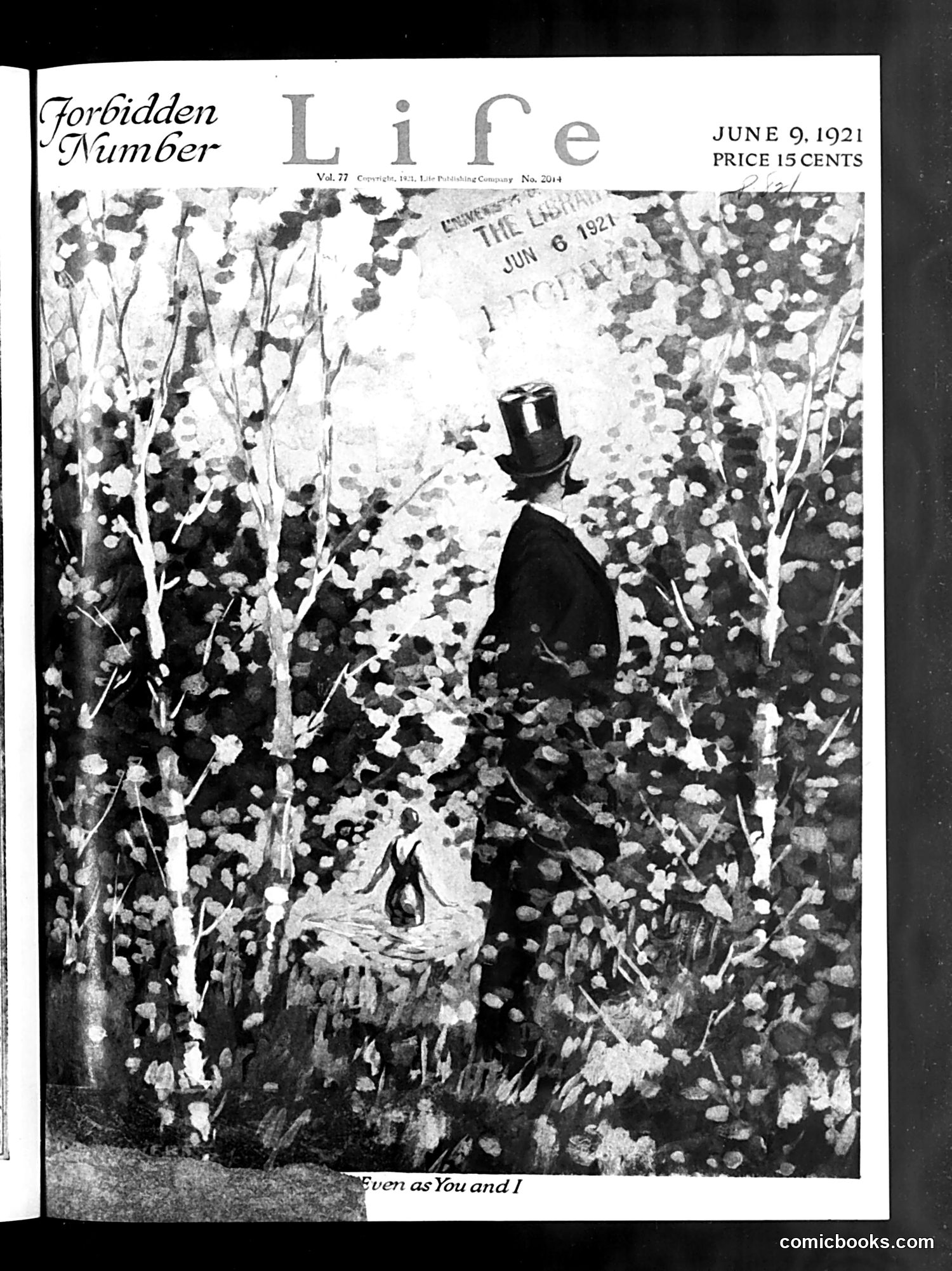 Life — June 9, 1921 — page 1: Life, 1921-06-09