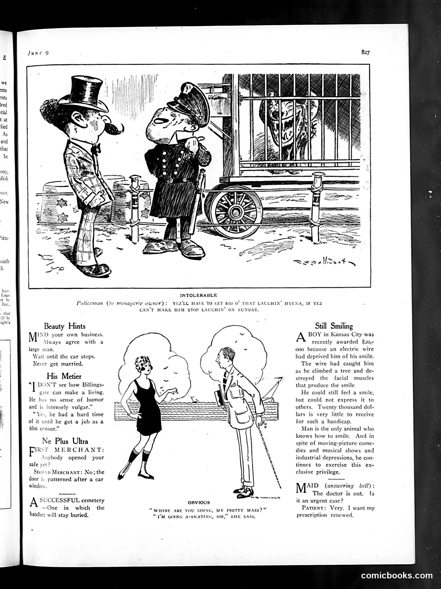 Life — June 9, 1921 — page 7: Life, 1921-06-09