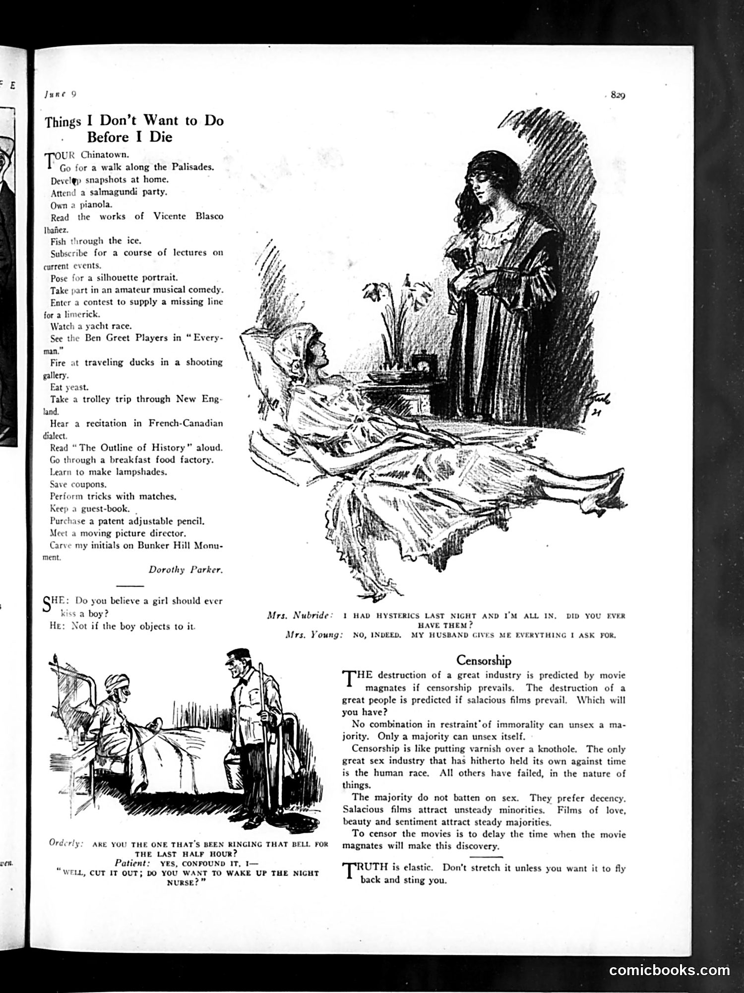 Life — June 9, 1921 — page 9: Life, 1921-06-09
