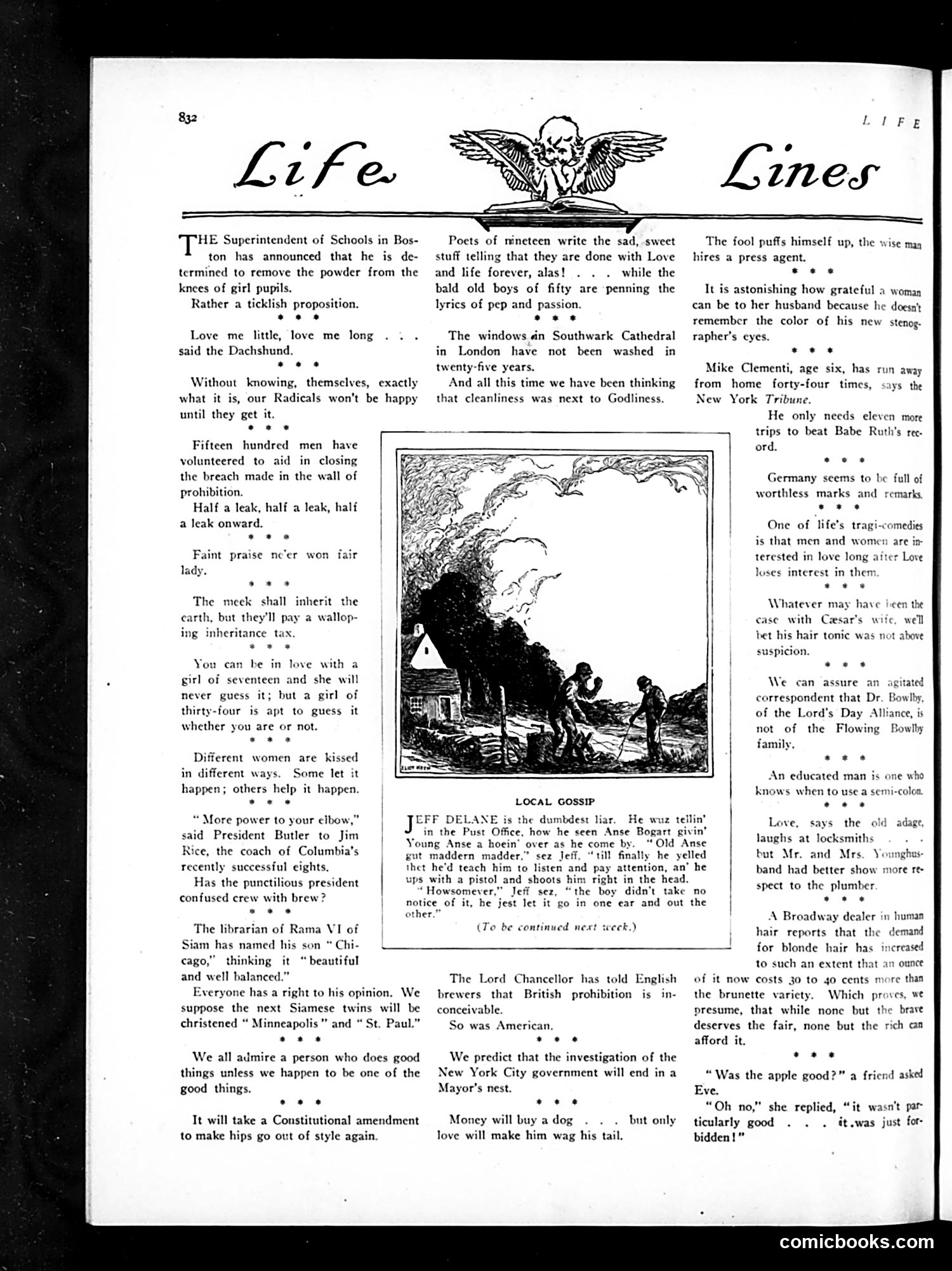 Life — June 9, 1921 — page 12: Life, 1921-06-09