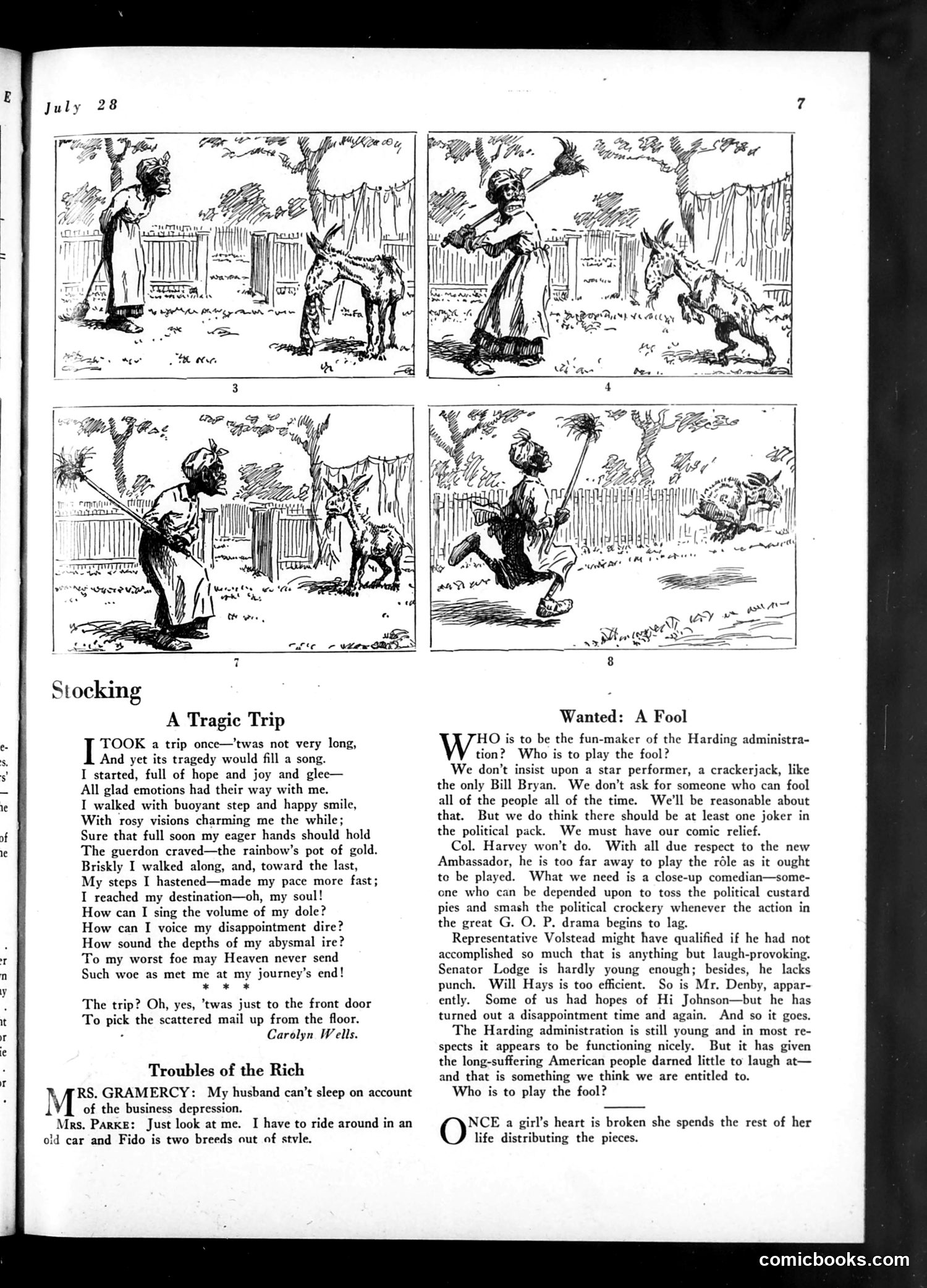 Life — July 28, 1921 — page 9: Life, 1921-07-28