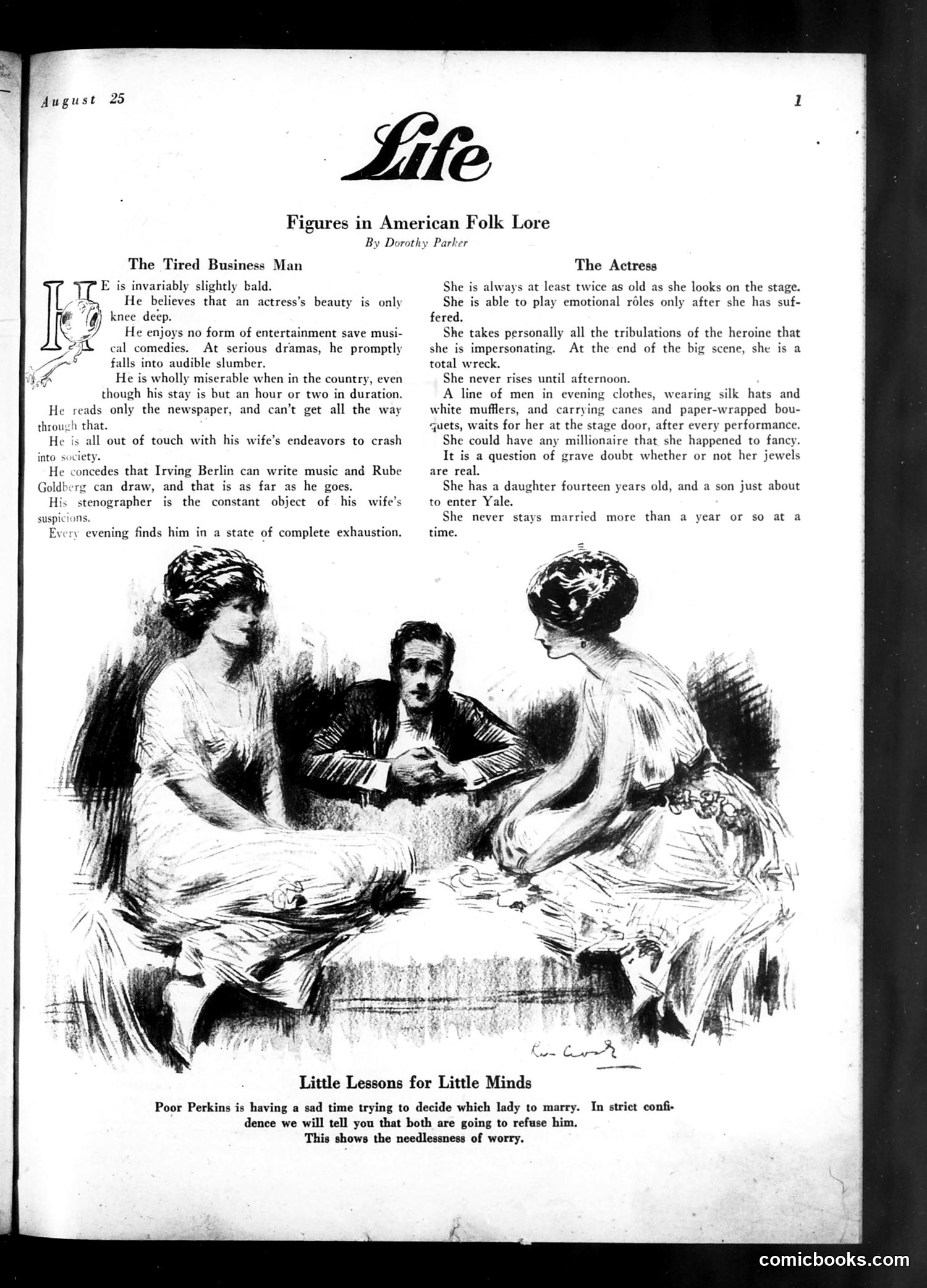 Life — August 25, 1921 — page 3: Life, 1921-08-25