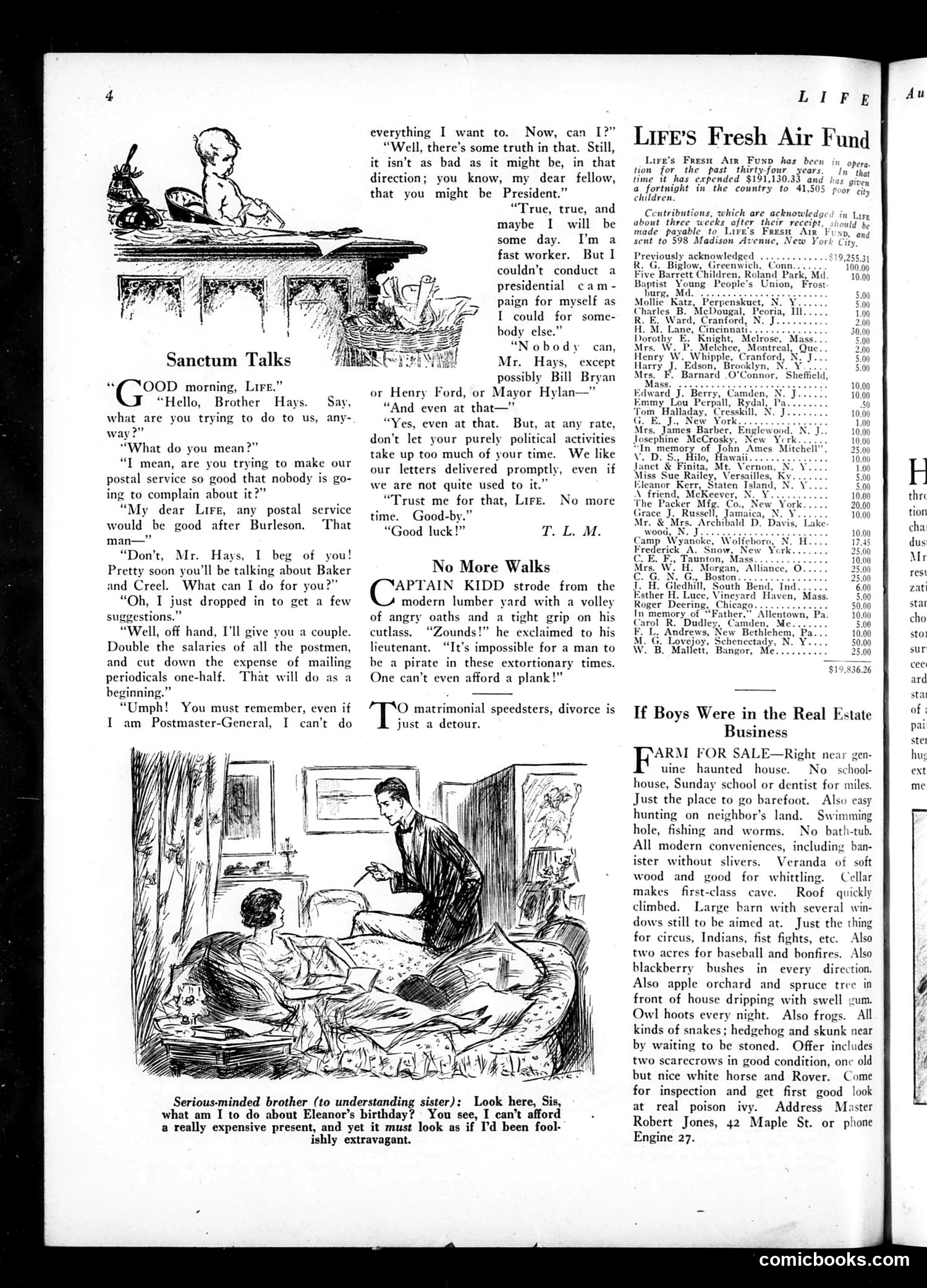 Life — August 25, 1921 — page 6: Life, 1921-08-25