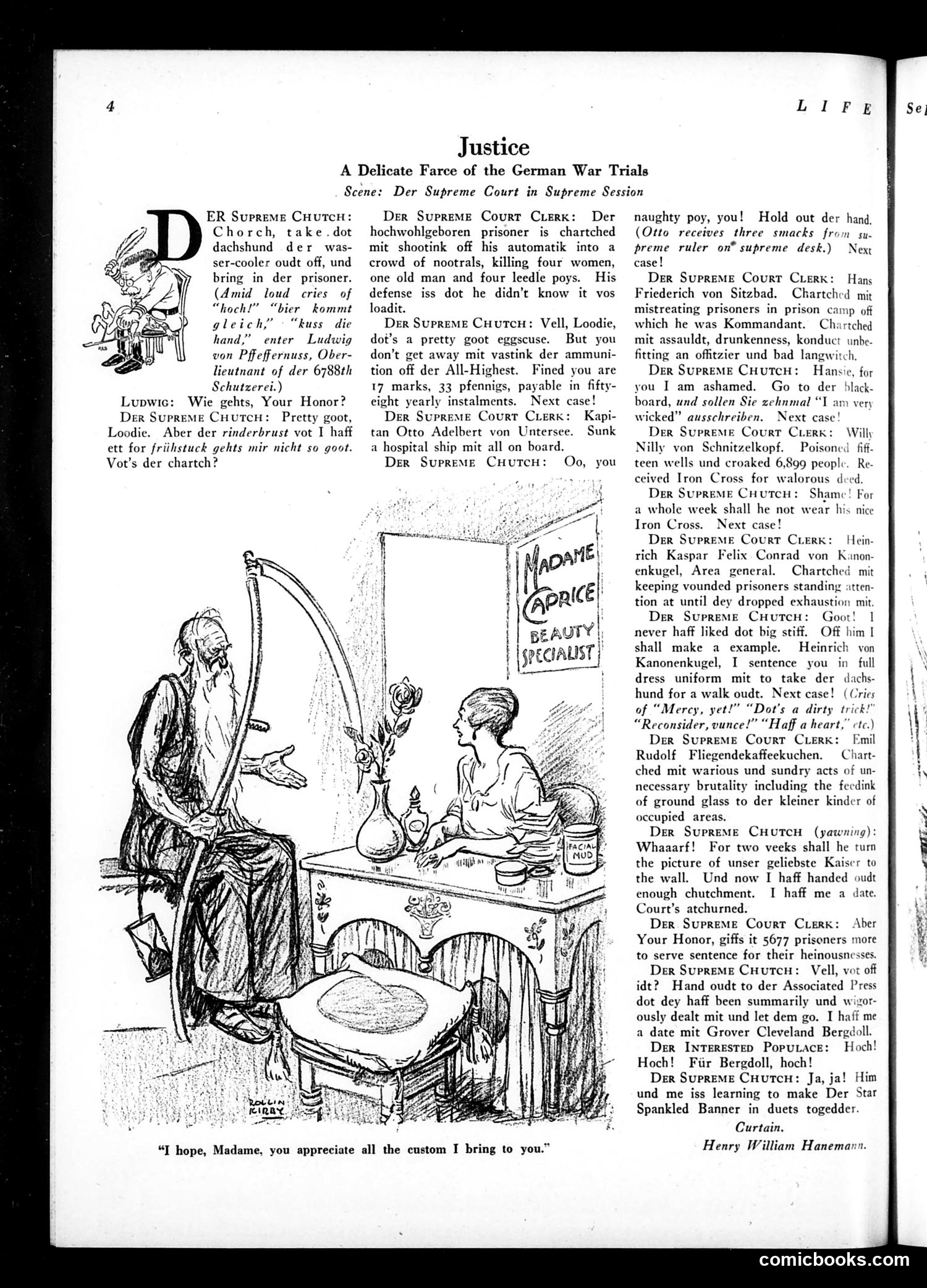 Life — September 1, 1921 — page 6: Life, 1921-09-01