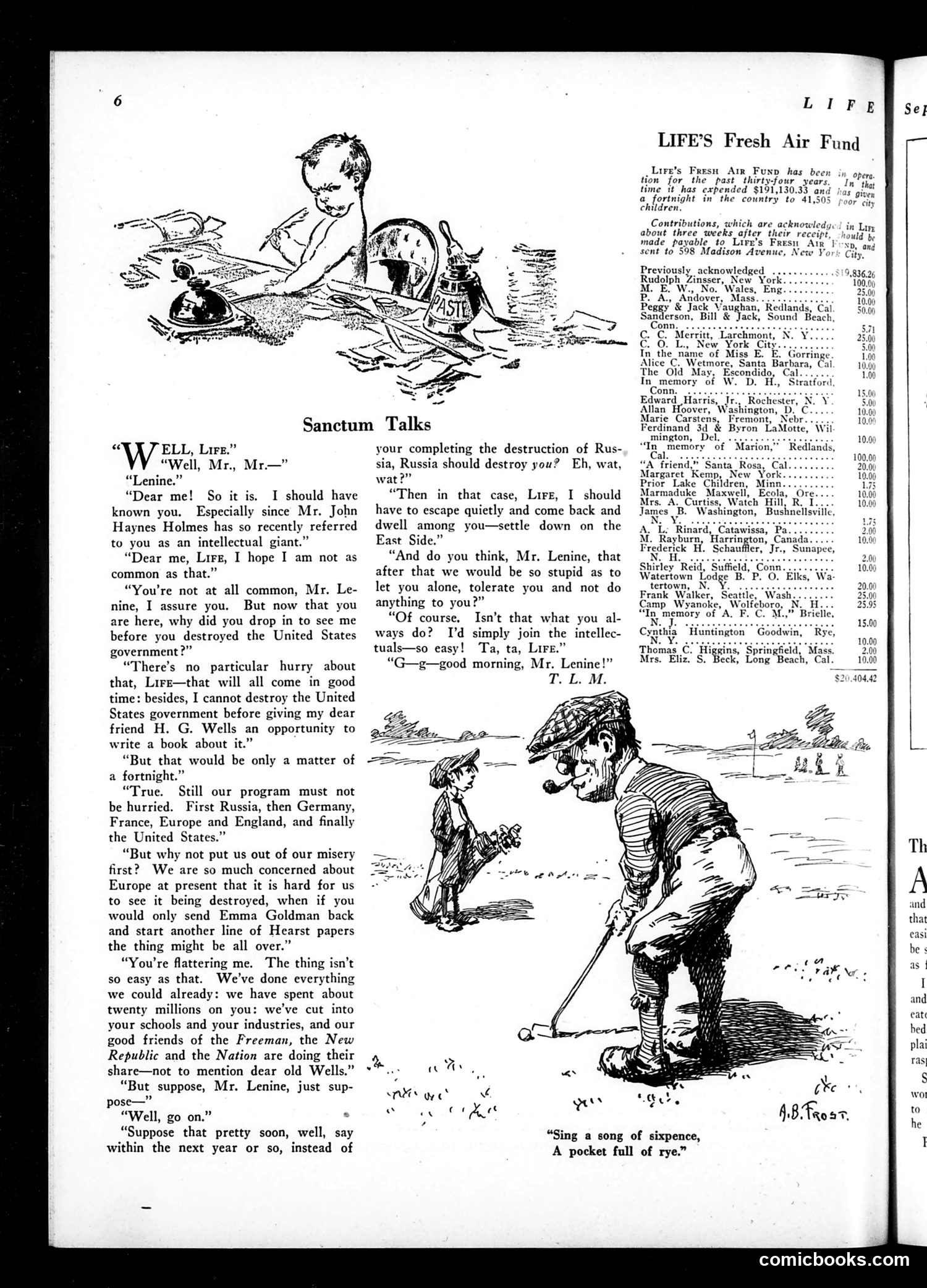 Life — September 1, 1921 — page 8: Life, 1921-09-01