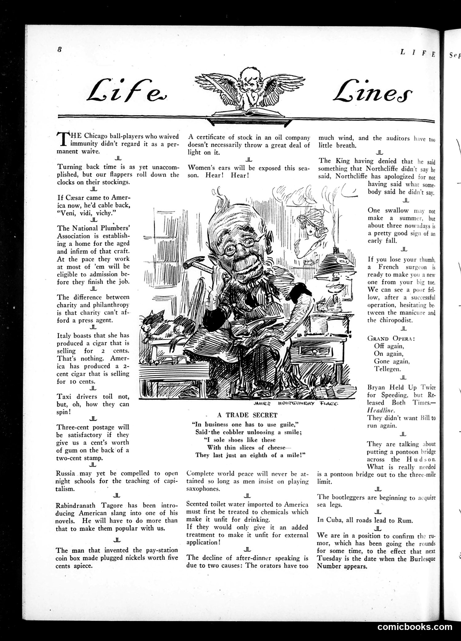 Life — September 1, 1921 — page 10: Life, 1921-09-01
