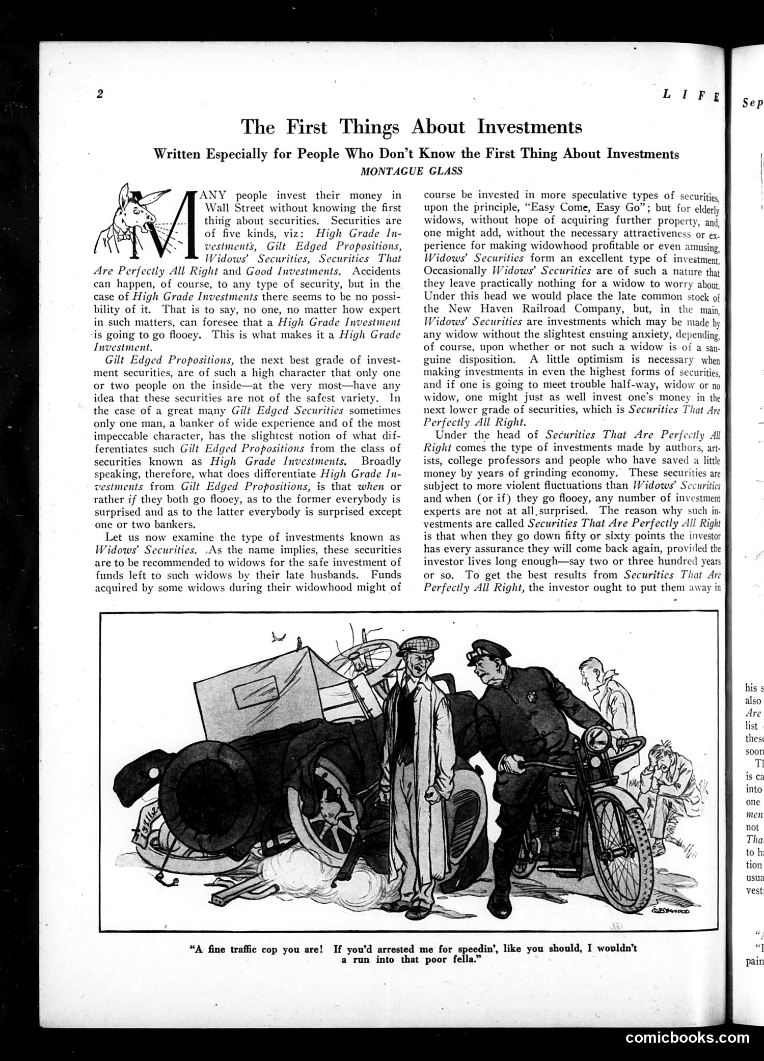 Life — September 22, 1921 — page 4: Life, 1921-09-22