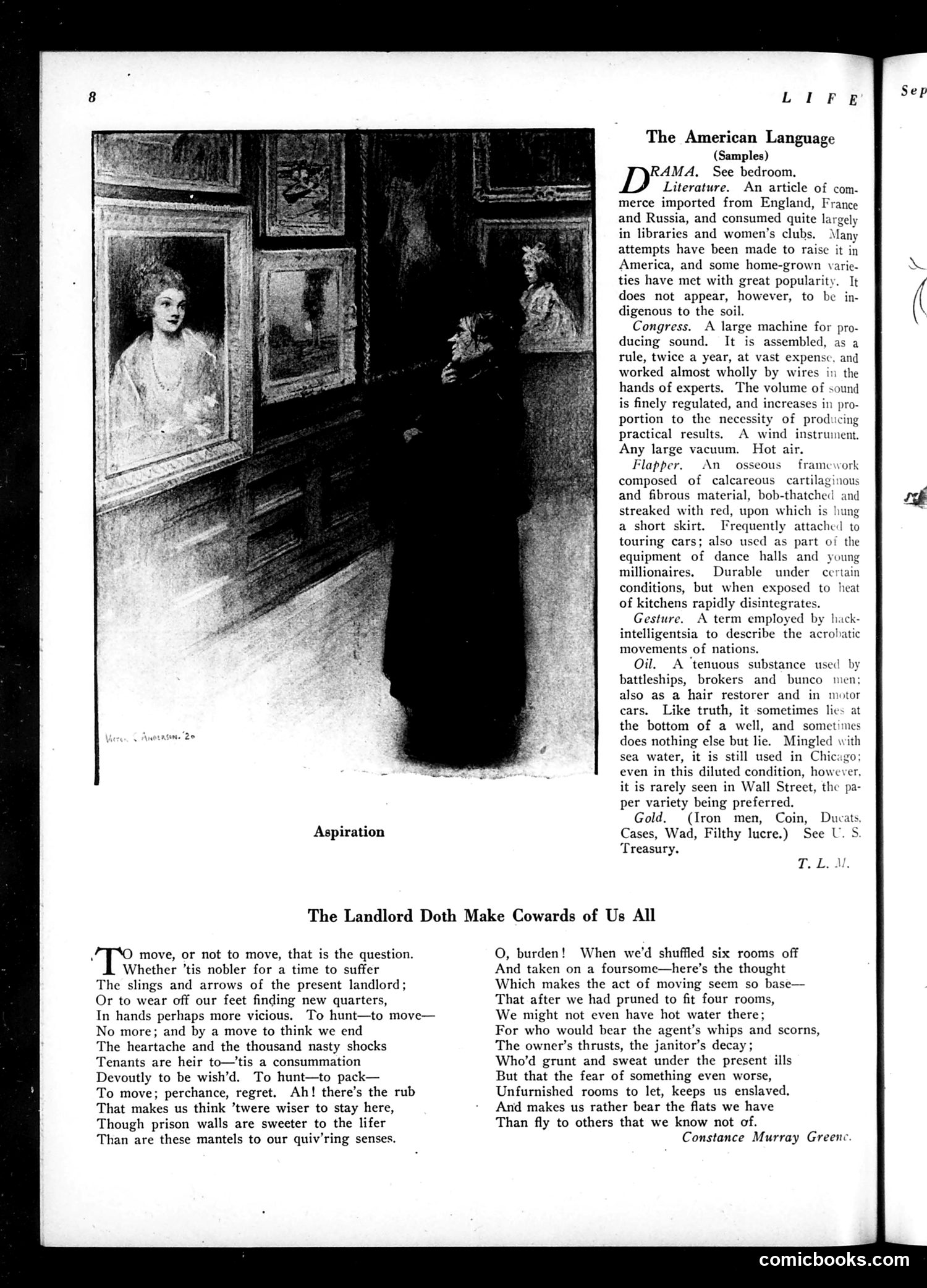 Life — September 29, 1921 — page 10: Life, 1921-09-29